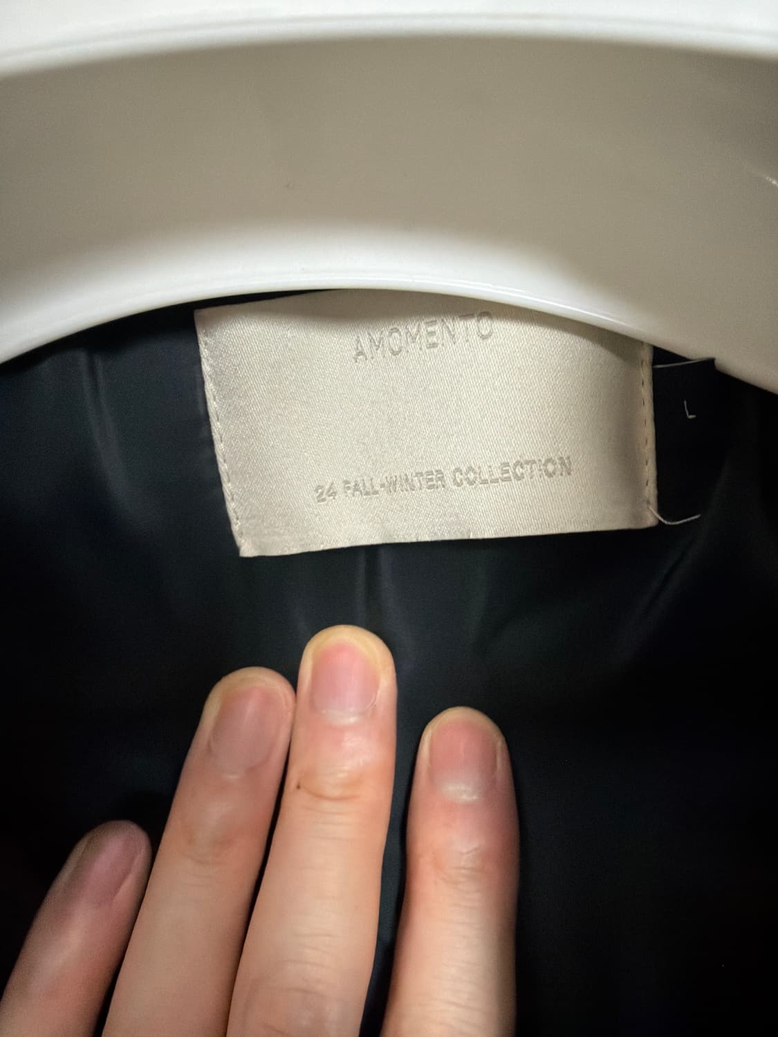 아모멘토 코튼 나일론 점퍼 상품이미지3