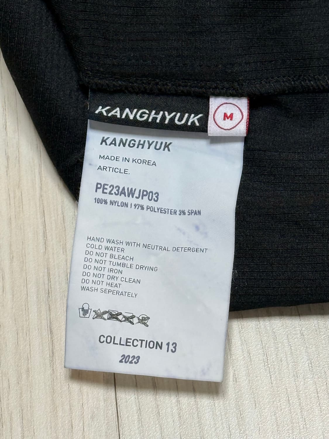 [M] 강혁 에어백 패치 저지 후드 점퍼 상품이미지3