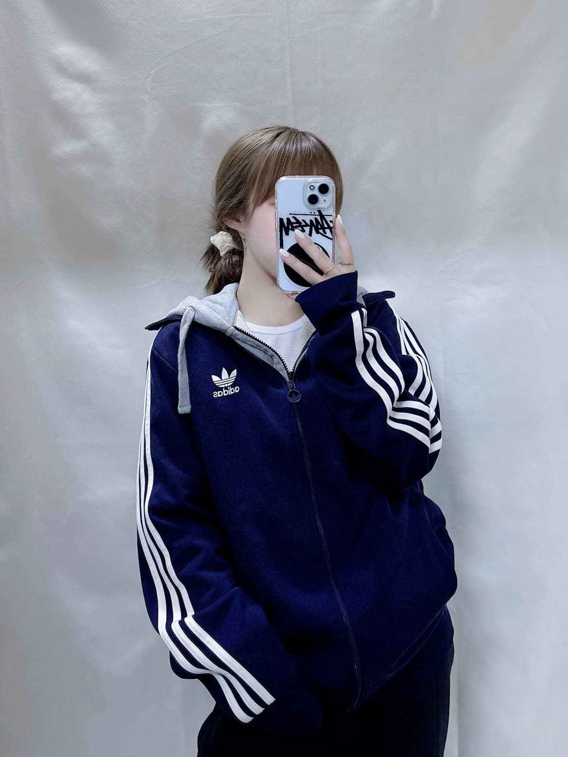 아디다스 네이비 유로파 삼선 트랙탑  상품이미지1