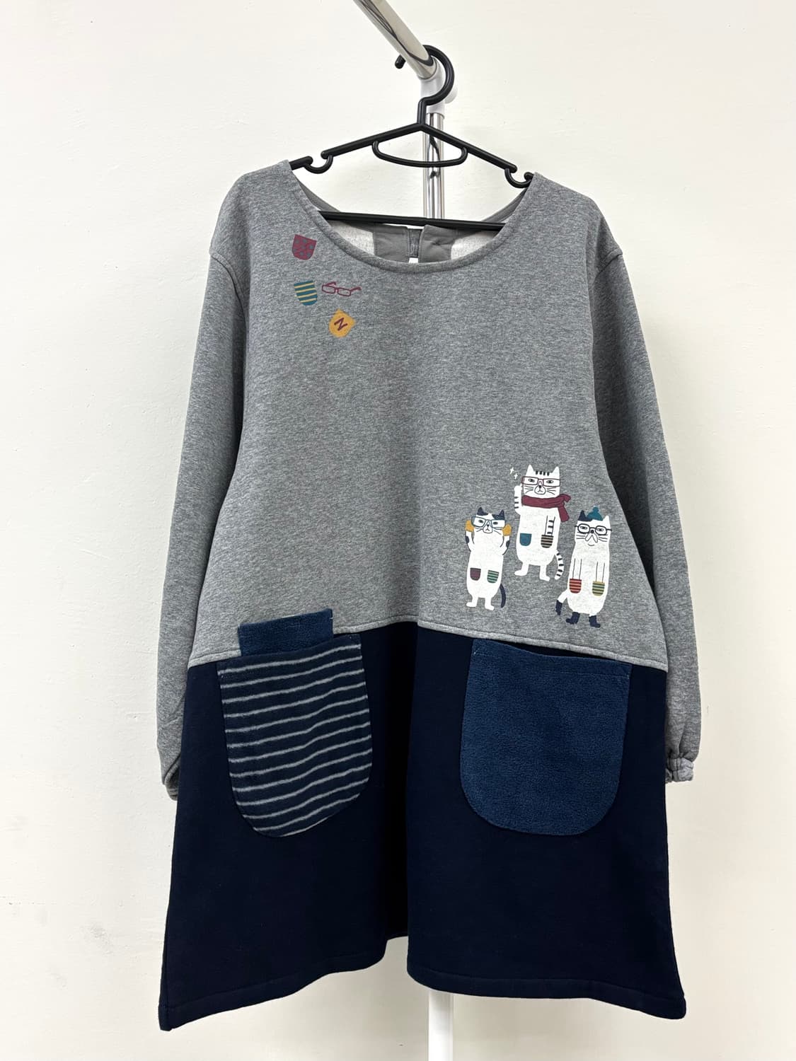 빈티지 기모 원피스 상품이미지5