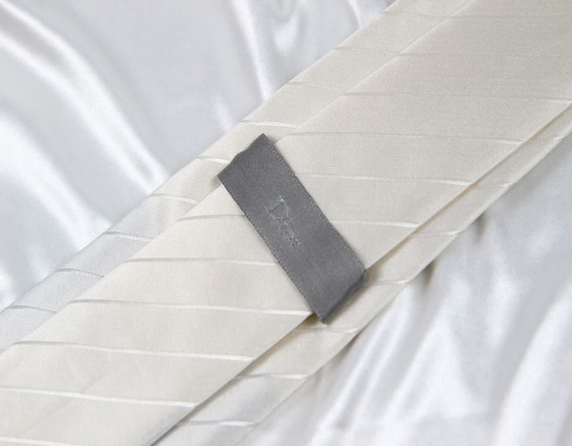 디올 8cm A+등급 신형 아이보리 남자 명품넥타이 상품이미지3