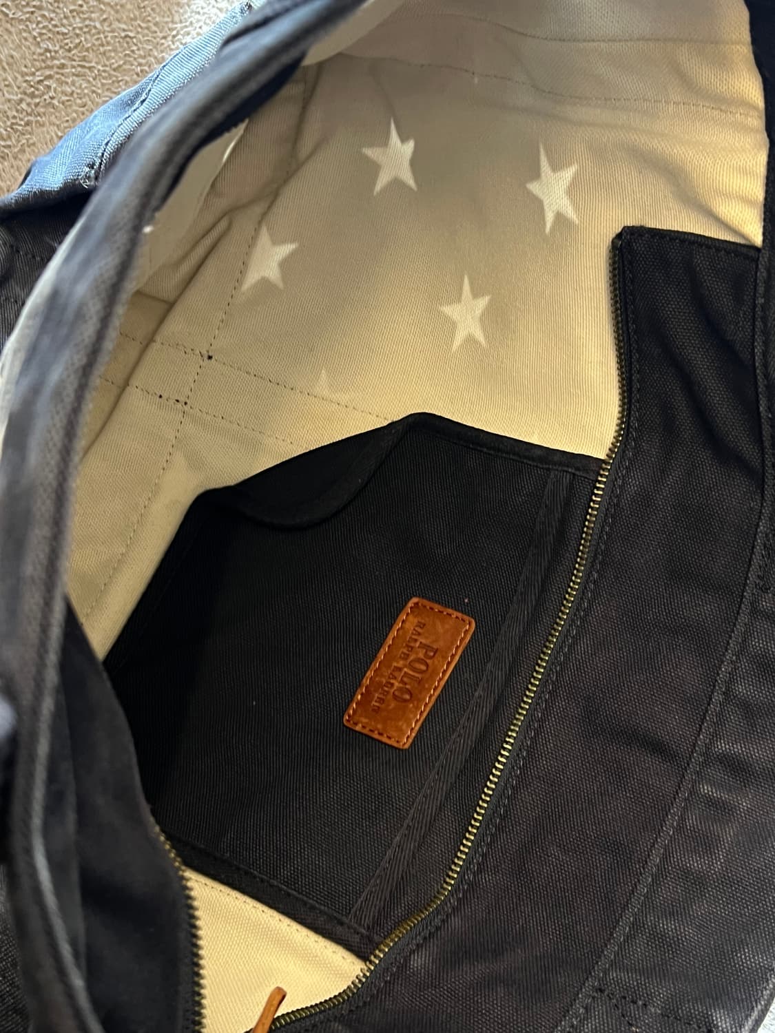 폴로 랄프로렌 빅포니 스타 캔버스 토트백 유니크 처분  상품이미지3