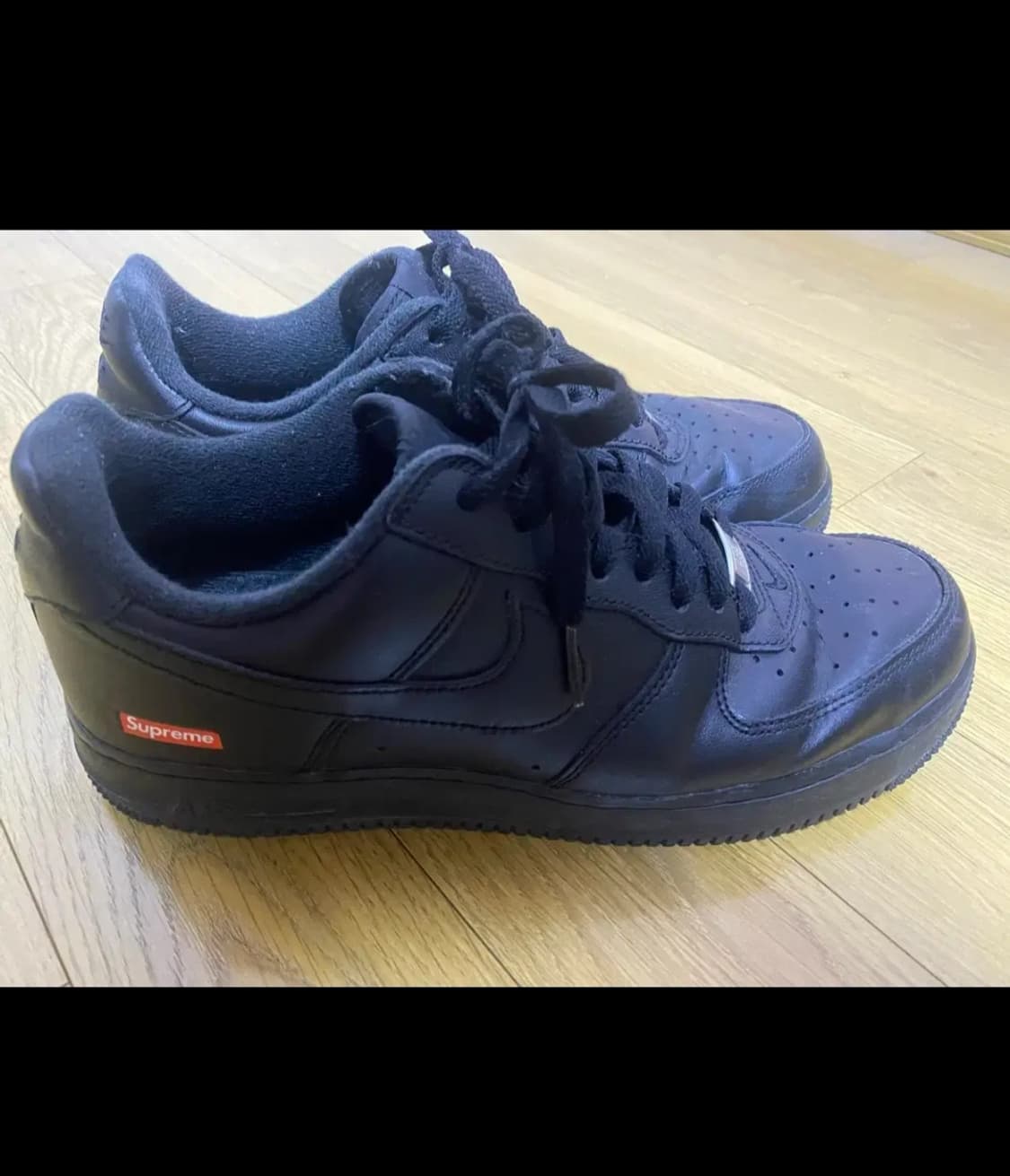 나이키 에어포스 슈프림 블랙 270 상품이미지3