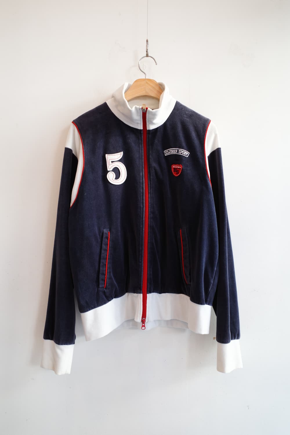 TOMMY HILFIGER 타미 힐피거 벨벳 져지 상품이미지1