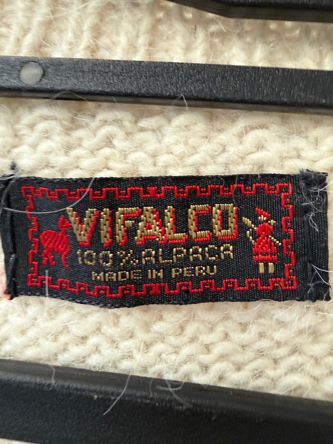 VIFALCO Alpaca Knit Vest  (Made in Peru) 상품이미지2