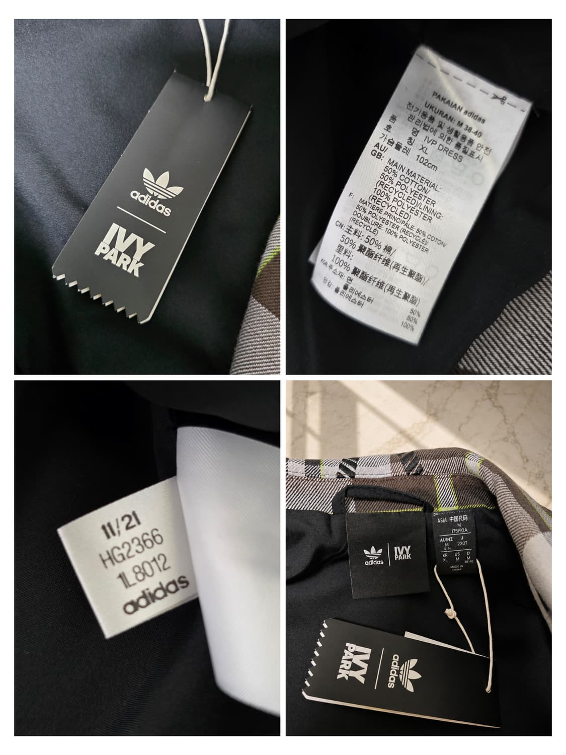 아디다스 x IVY PARK 파워숄더 크롭 볼레로 자켓 상품이미지10