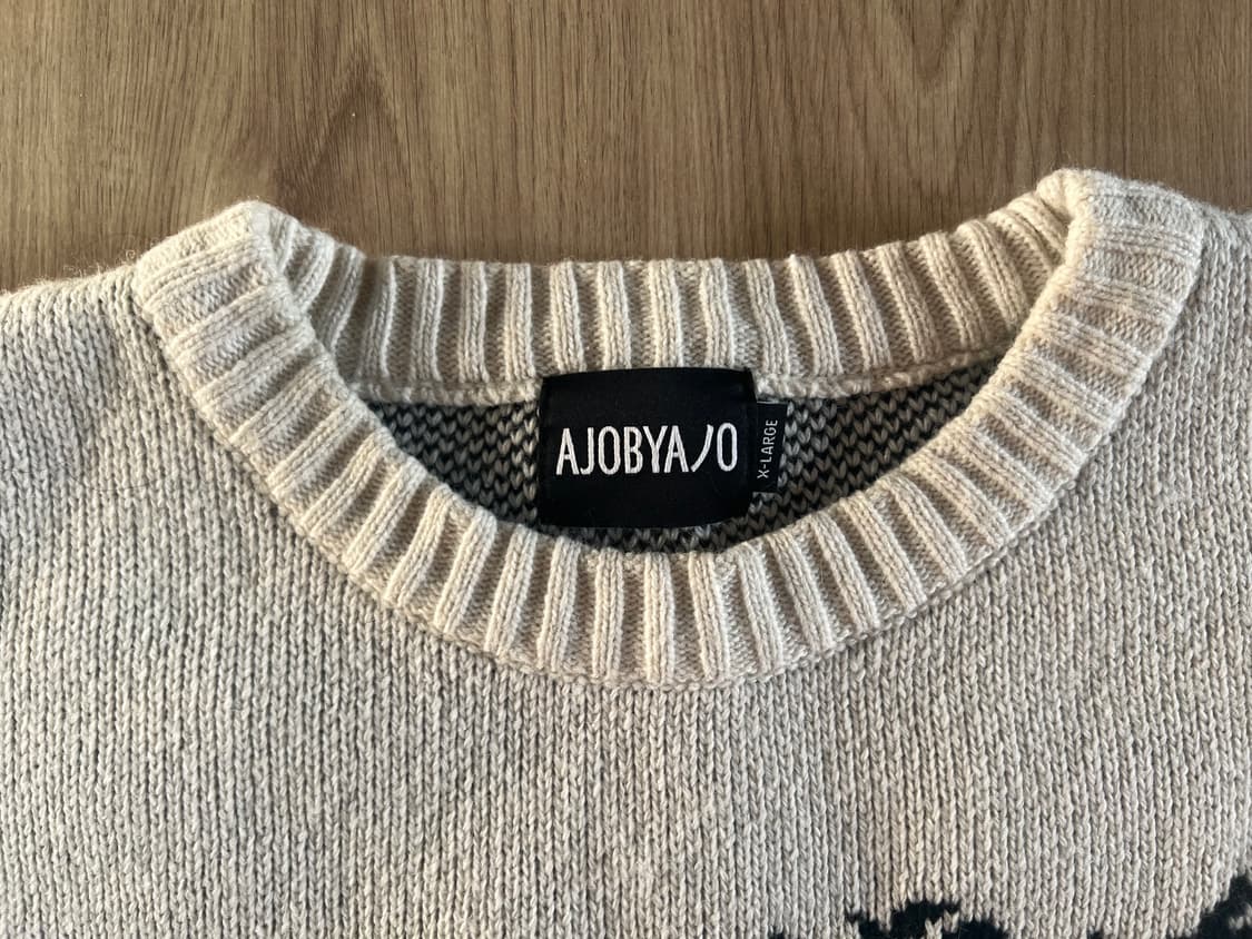 아조바이조 맨투맨 ( 아이보리 / L ) 상품이미지2