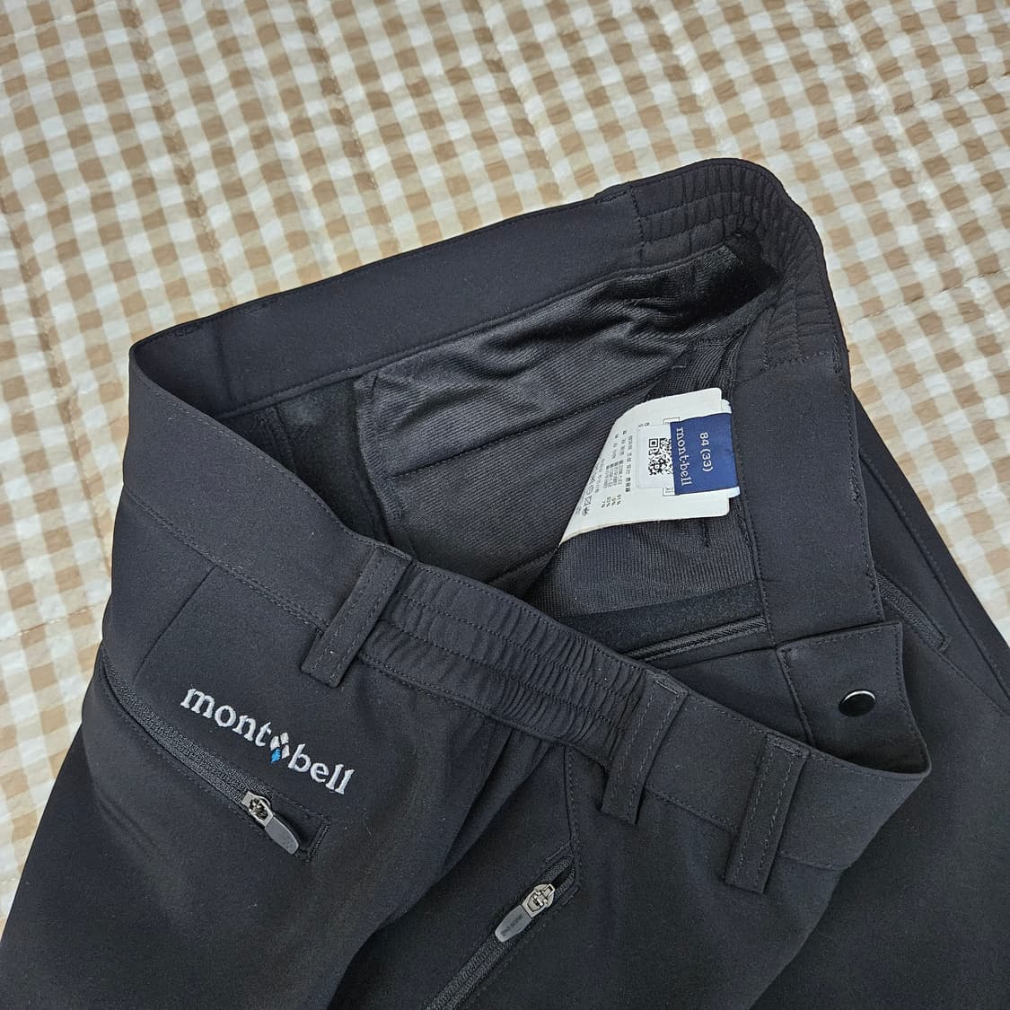 몽벨 기모 밴딩 스판 팬츠 남자32~33 상품이미지2
