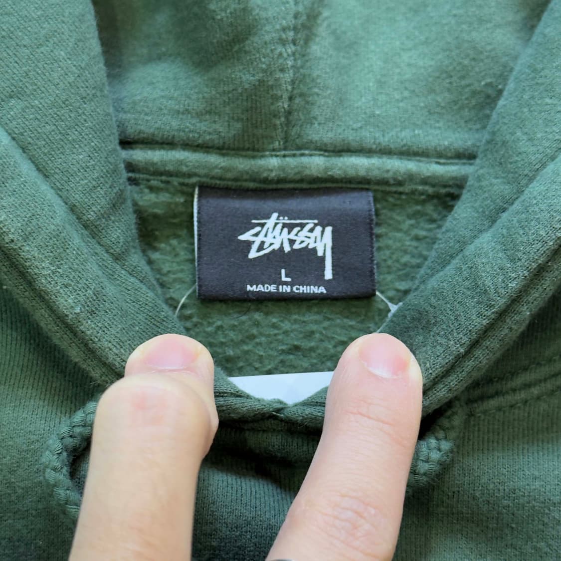 스투시 로고 후드 티셔츠 상품이미지3