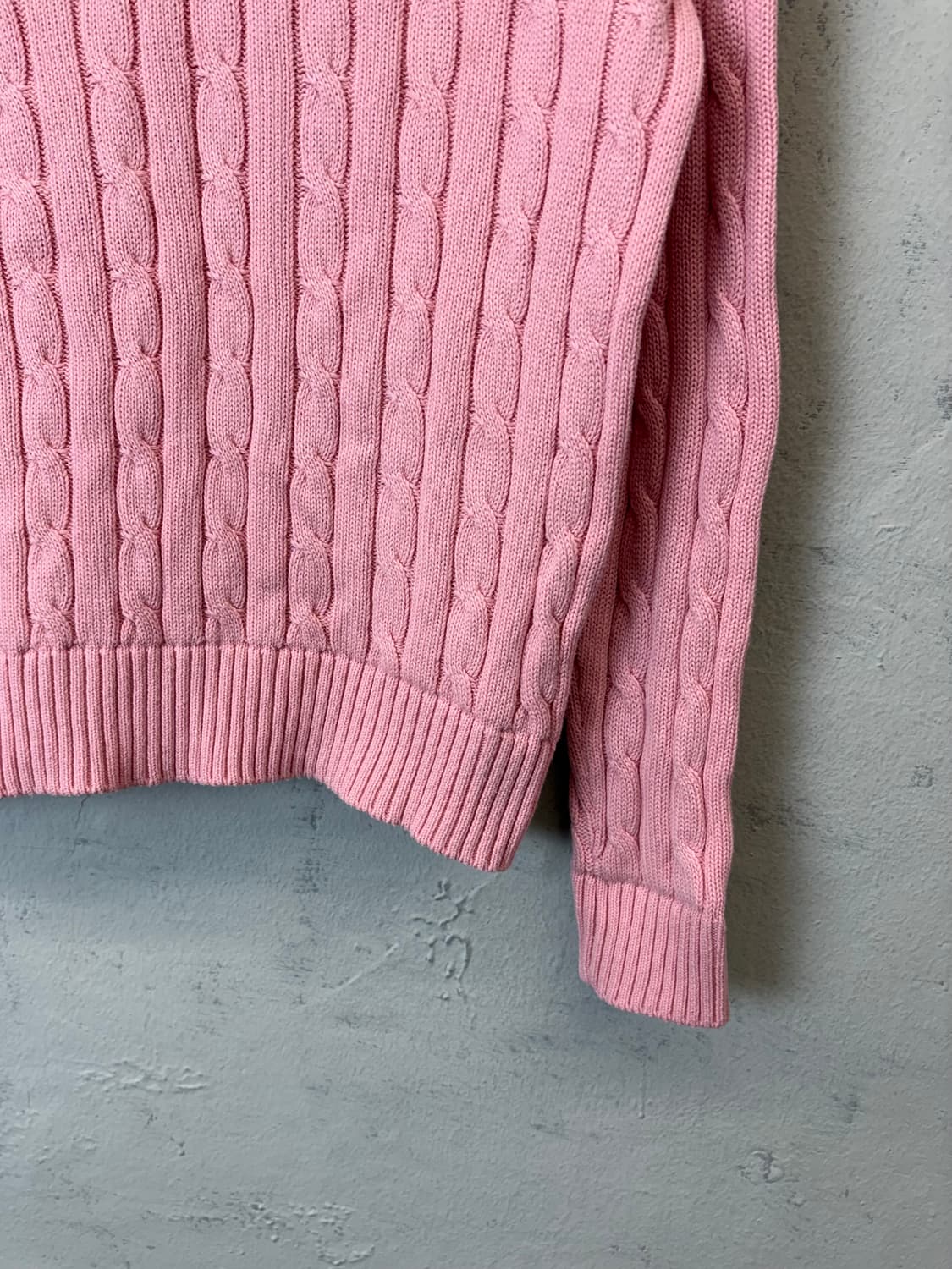 폴로랄프로렌 케이블 니트 핑크 상품이미지3
