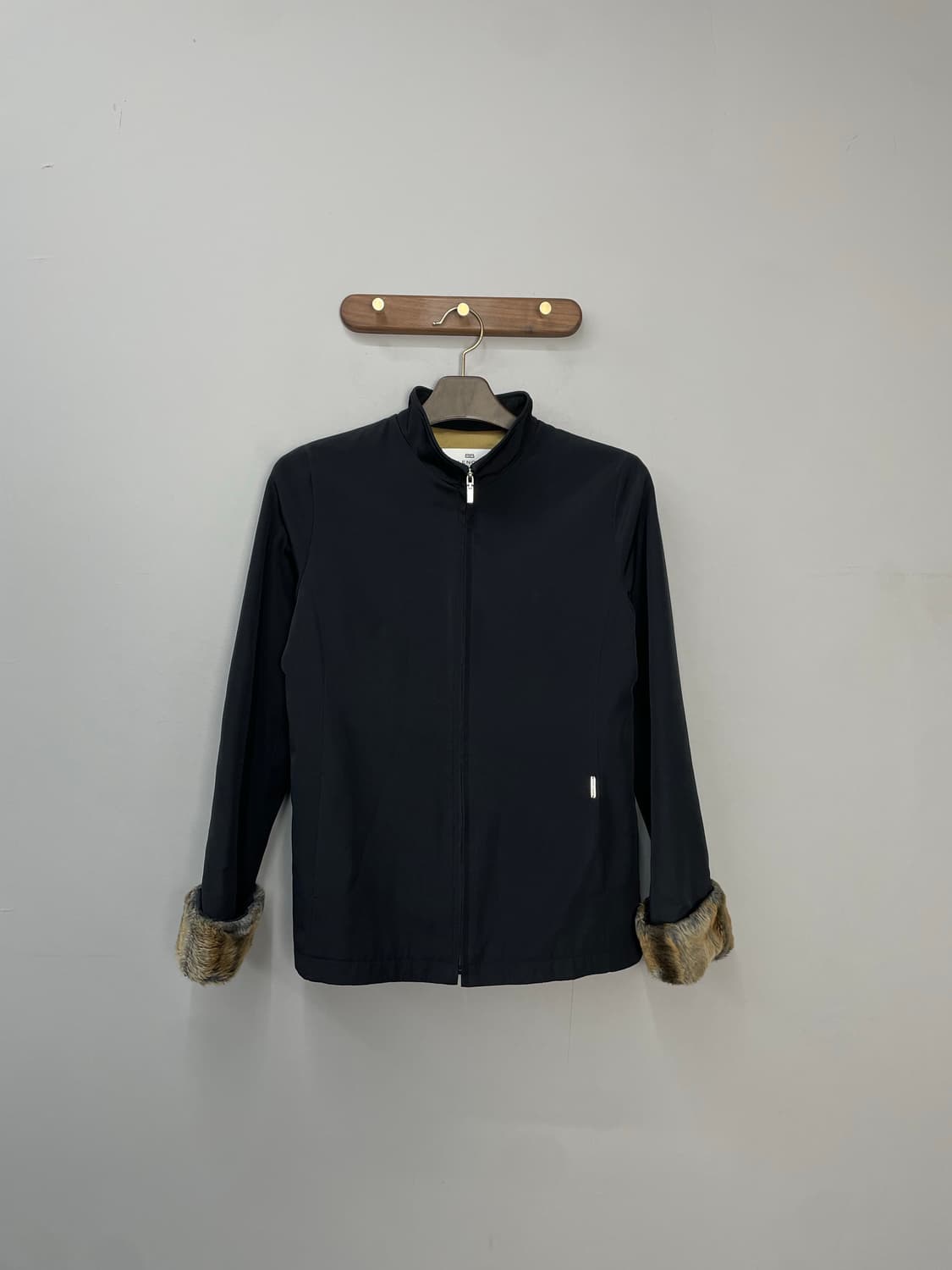 발렌시아가 퍼 블랙 집업 자켓 H1406 상품이미지2