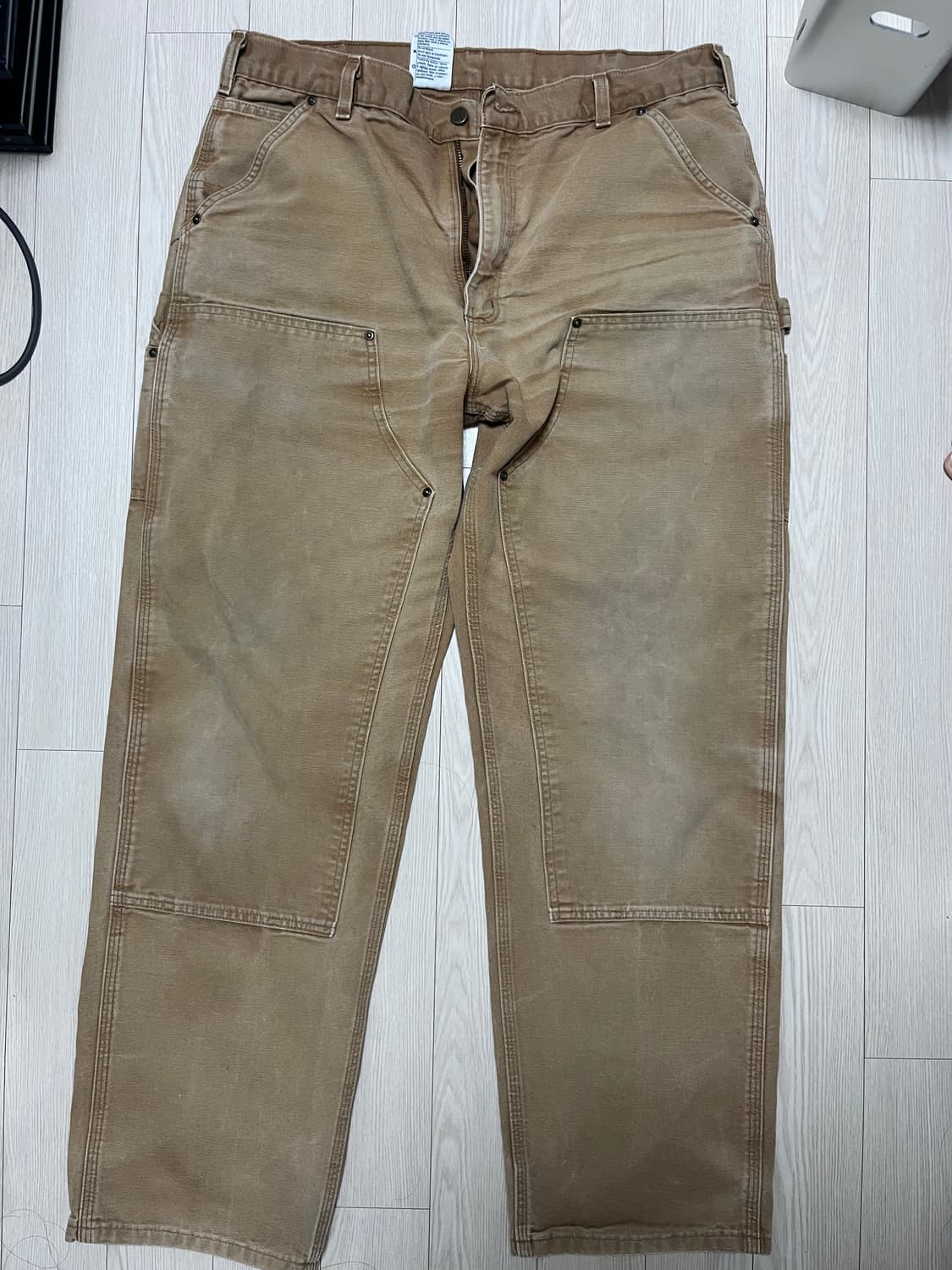 칼하트 b136 더블니 카펜터 팬츠 brn 38x34 상품이미지1