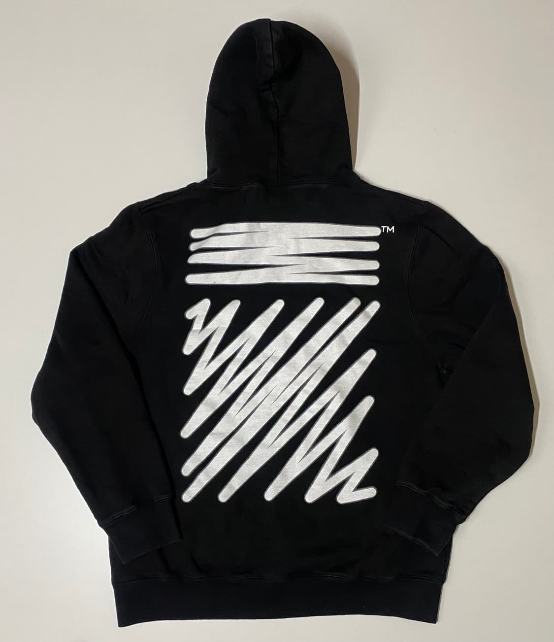 오프화이트 2018 블랙 후드티 L사이즈 상품이미지3