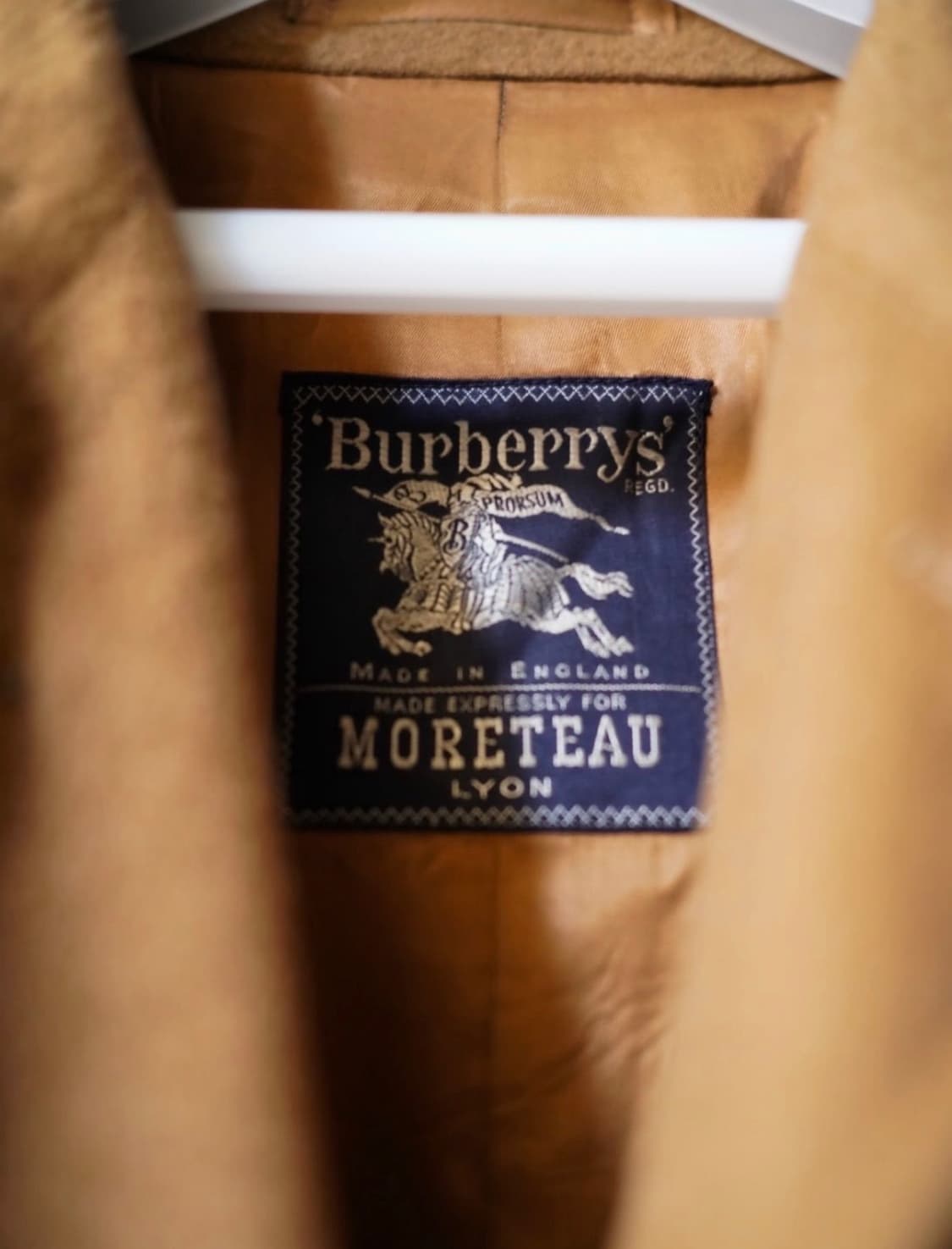 “올드“ 버버리 발마칸 코트 캬라멜컬러  상품이미지10
