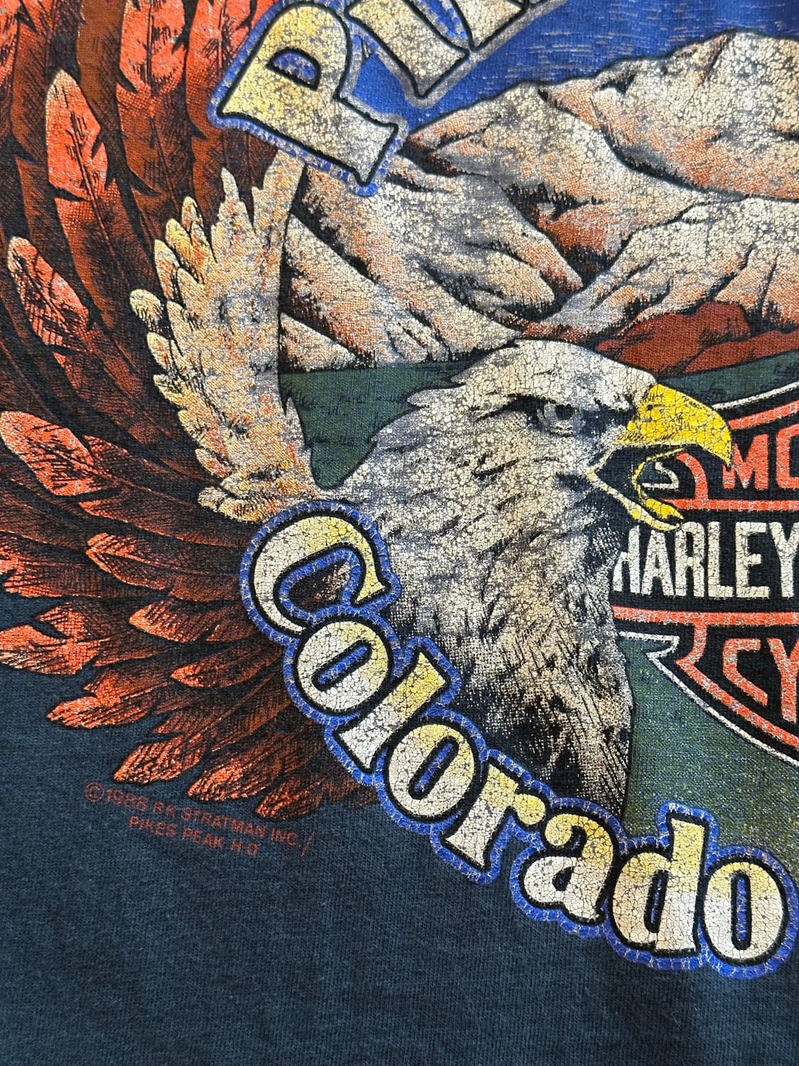 80s 할리데이비슨 'Thunder in the Rockies'  XL 상품이미지7