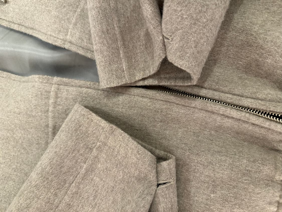 포터리 울 캐시미어 후디드 점퍼 4사이즈 상품이미지4