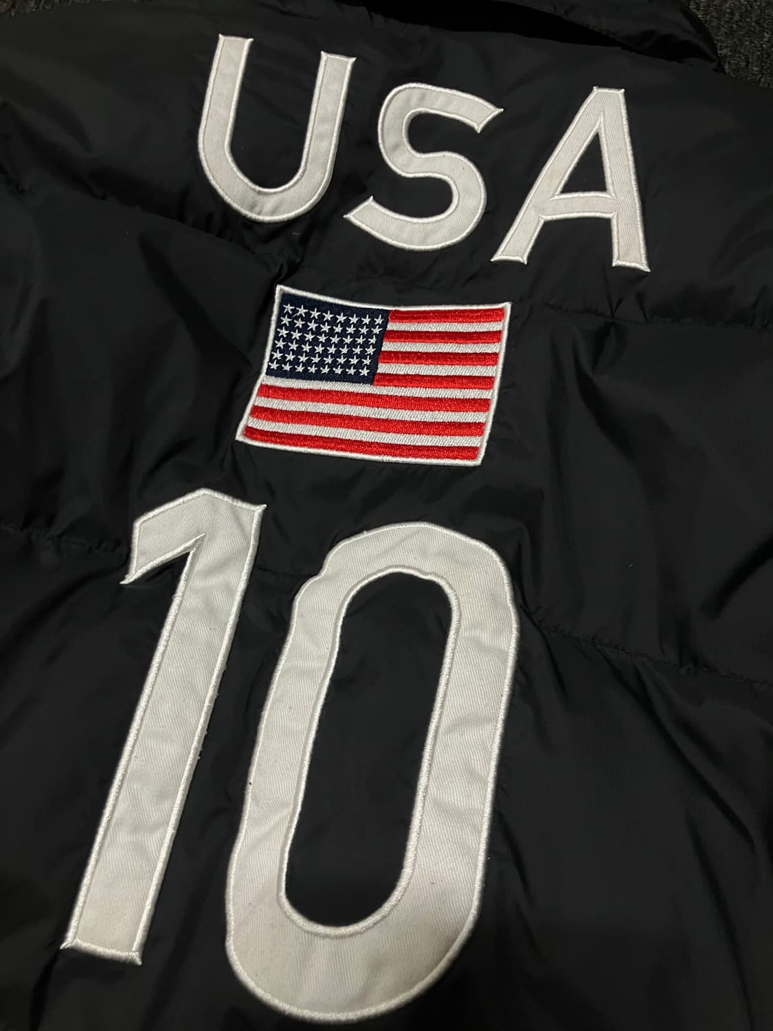 폴로 빅포니로고 패딩 USA 블랙 상품이미지7