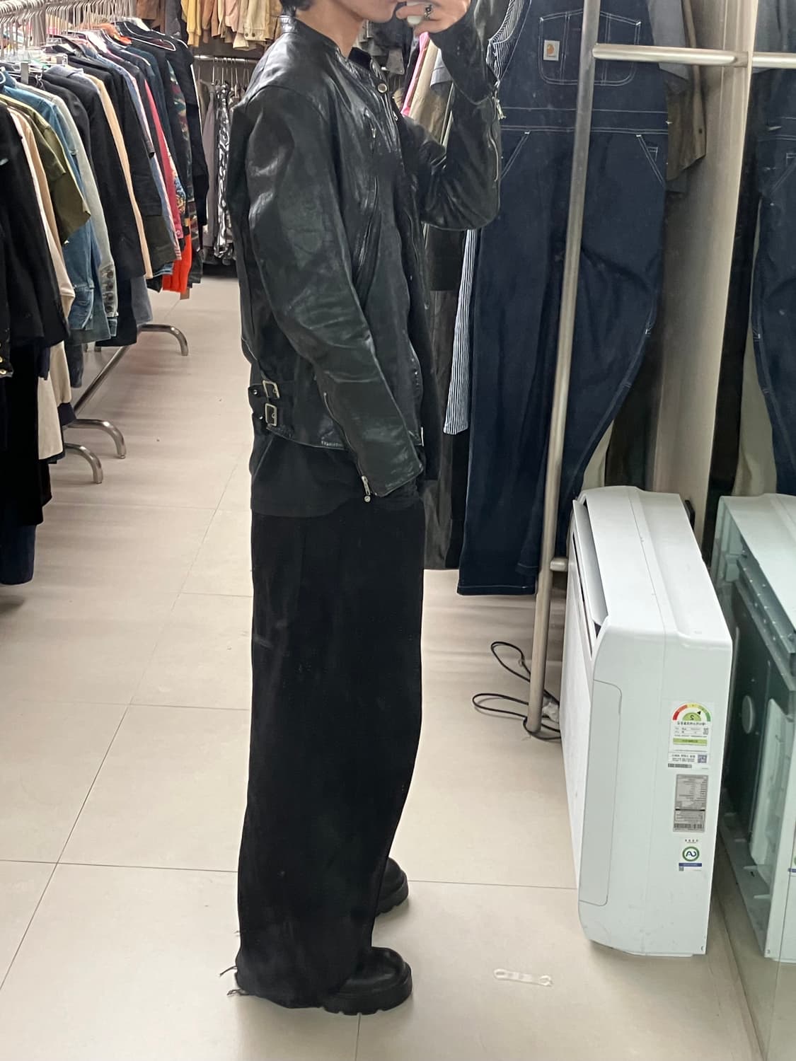 VTG 빈티지 레더 라이더 자켓 50 상품이미지7