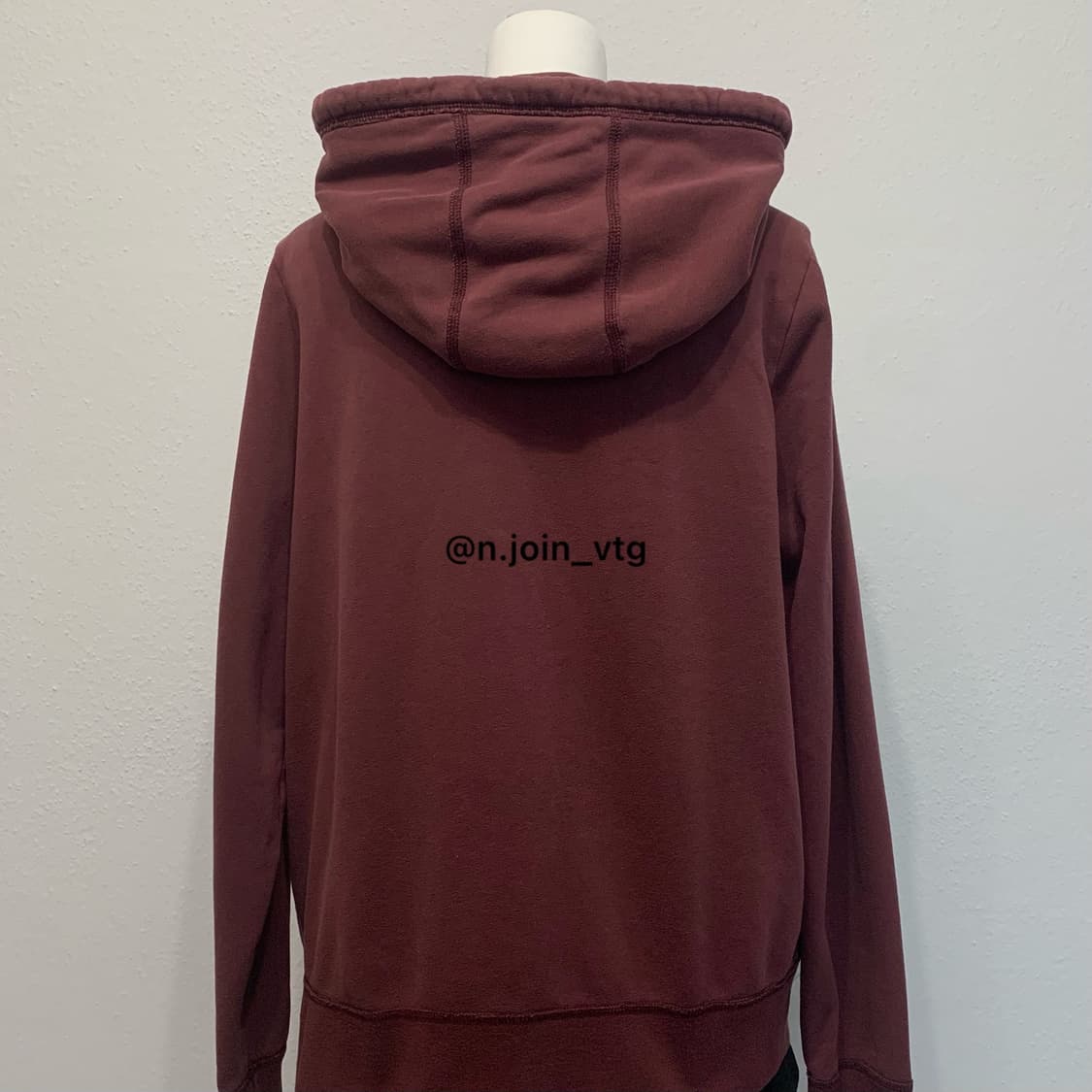 아베크롬비 버건디 후드집업 상품이미지3