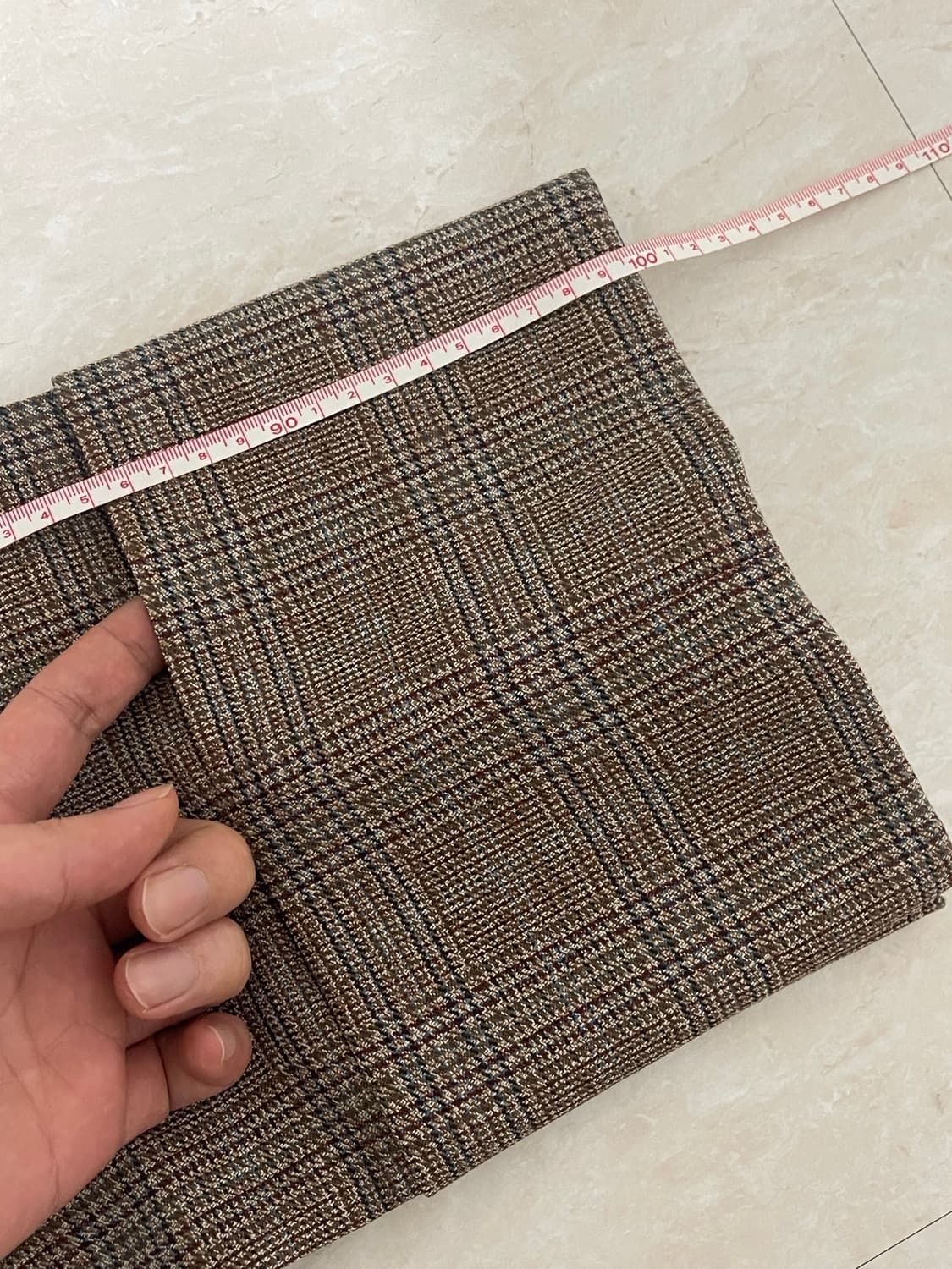 솔리드옴므 우영미 울 체크 슬랙스바지 판매(새상품) 상품이미지2