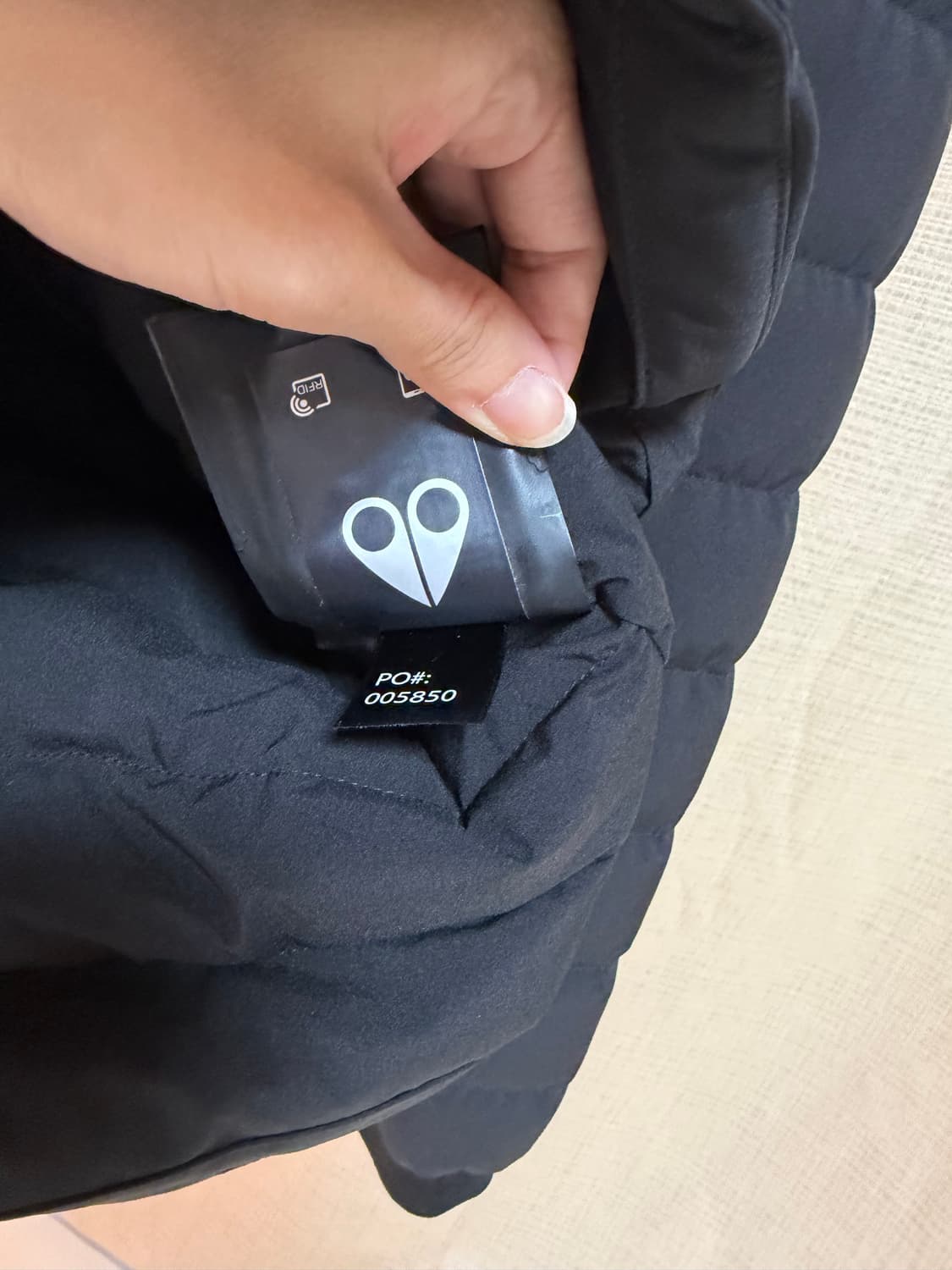 무스너클 패딩 케즈윅 xs 블랙  상품이미지6