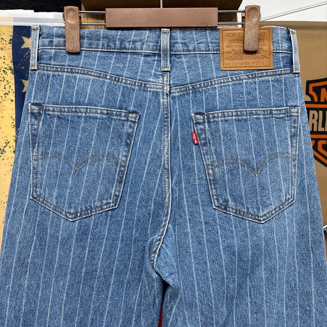 리바이스 프리미엄 진스 STAY LOOSE 히코리 데님팬츠 N1040   상품이미지4