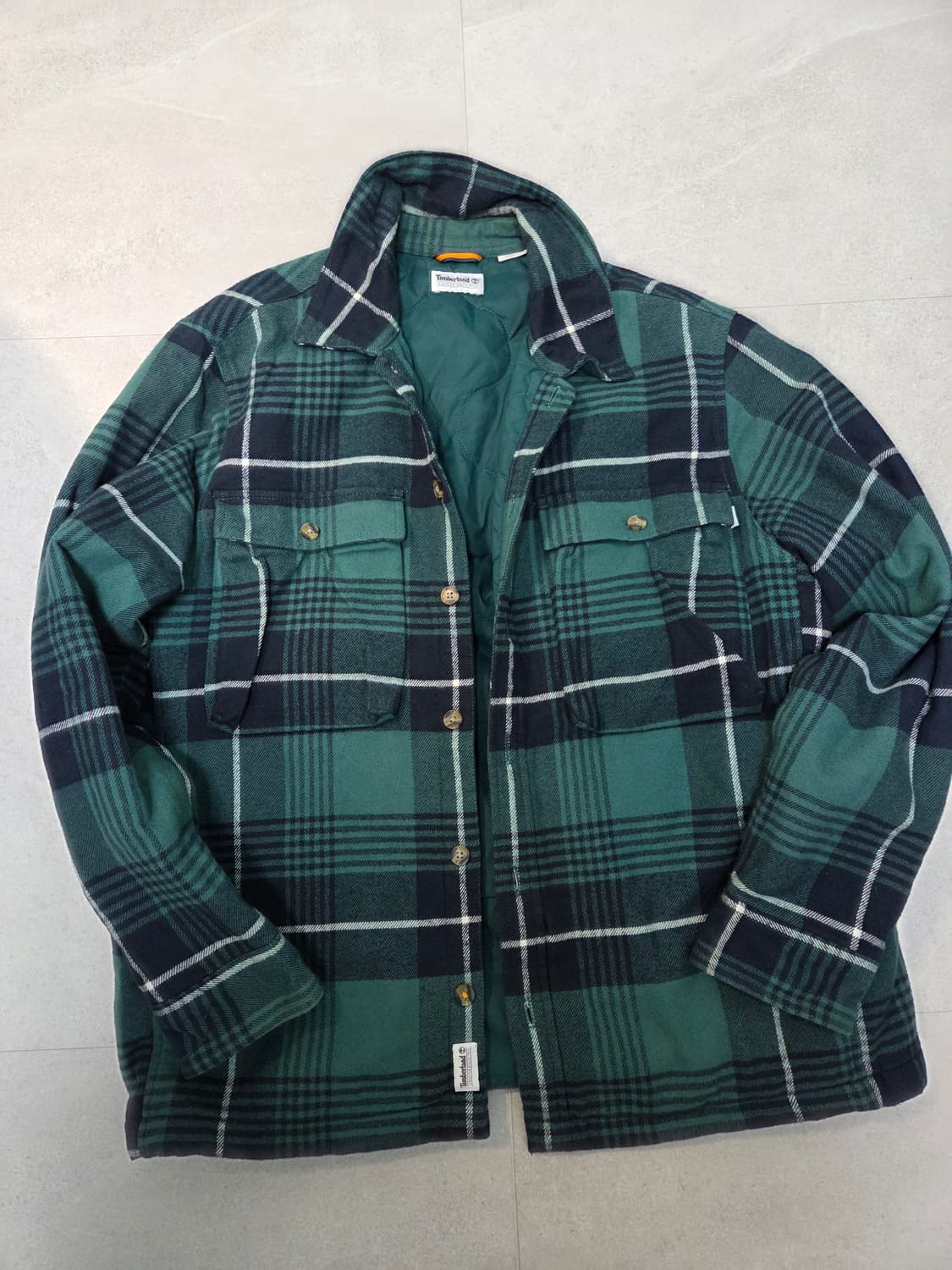 Timberland 체크 셔츠 자켓 상품이미지1