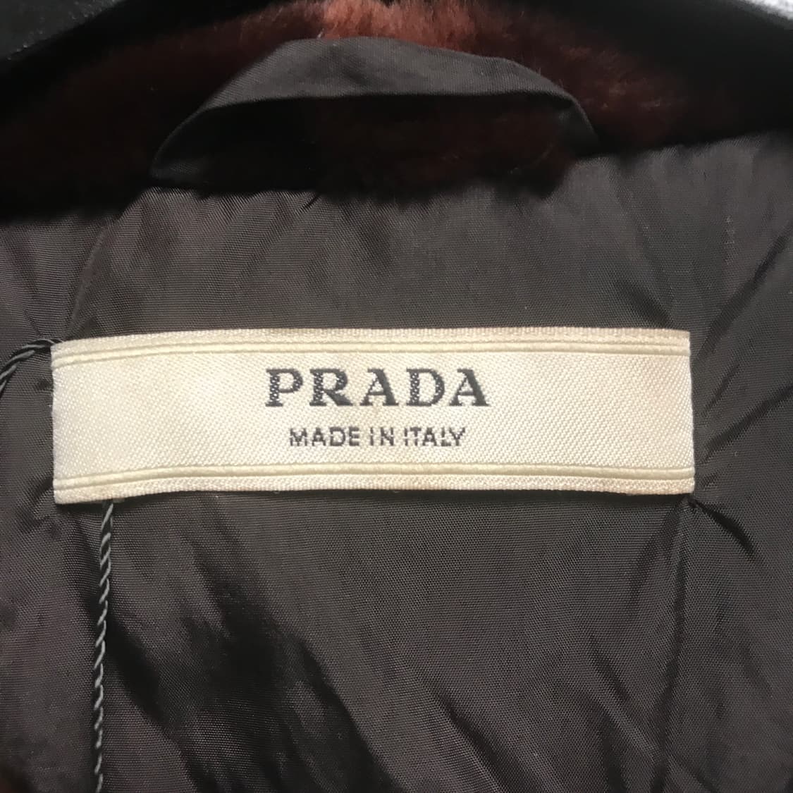프라다 후드 퍼 자켓 브라운 -(W) 상품이미지4