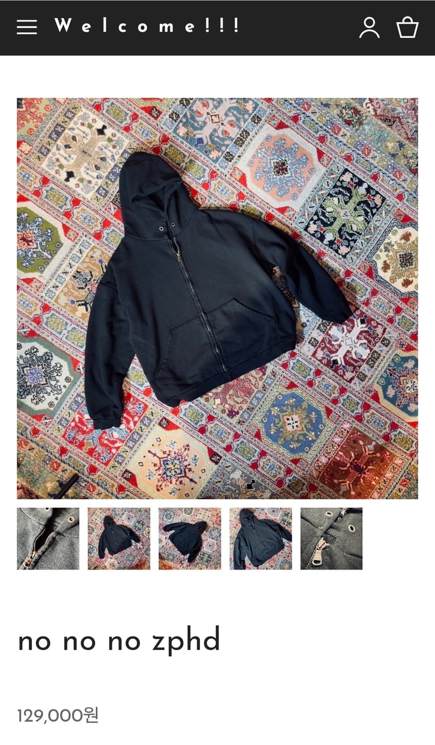 도넛리벤지  nono no 후드집업 1 상품이미지1