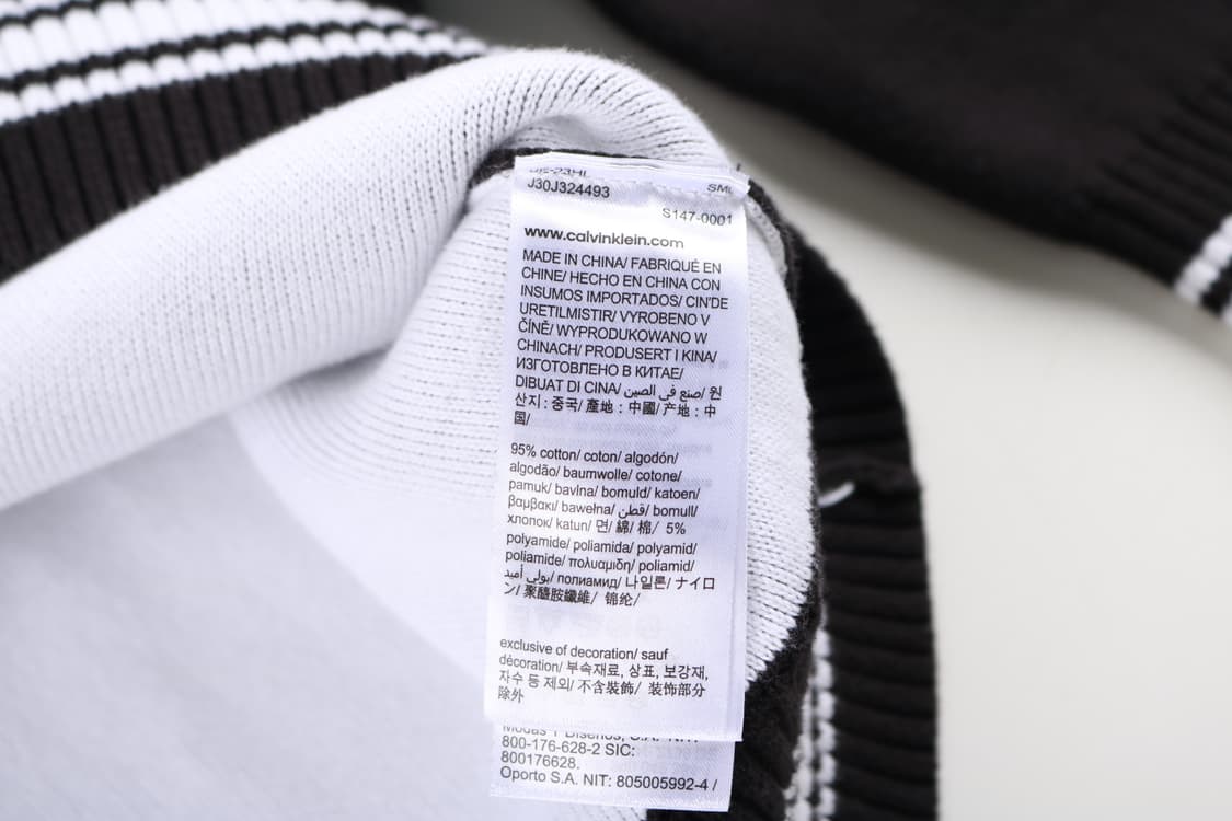 [M] 캘빈클라인 아치로고 바시티 스웨터 니트 상품이미지5