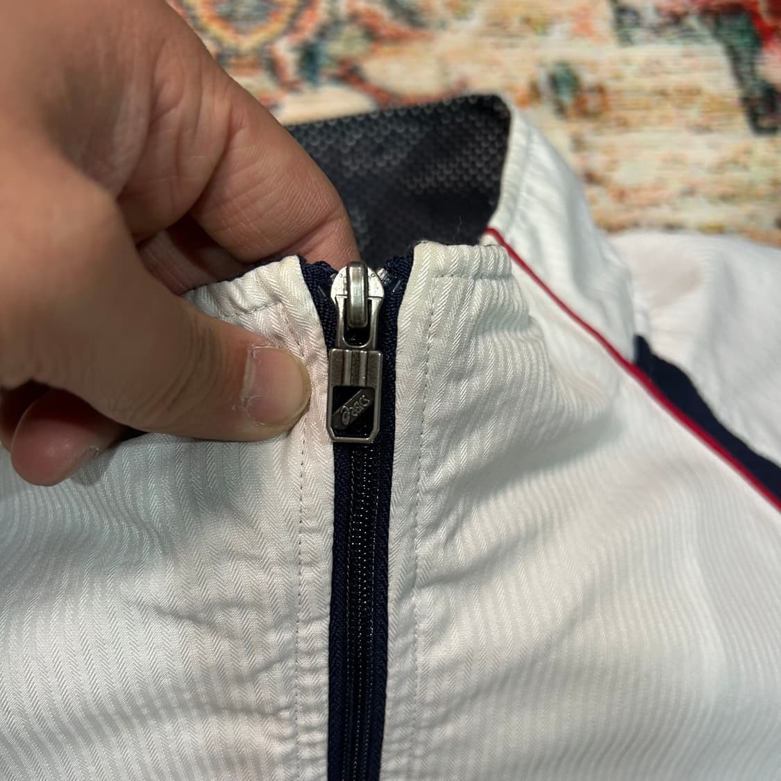 [L] 00s 아식스 올드스쿨 바람막이 자켓 상품이미지4