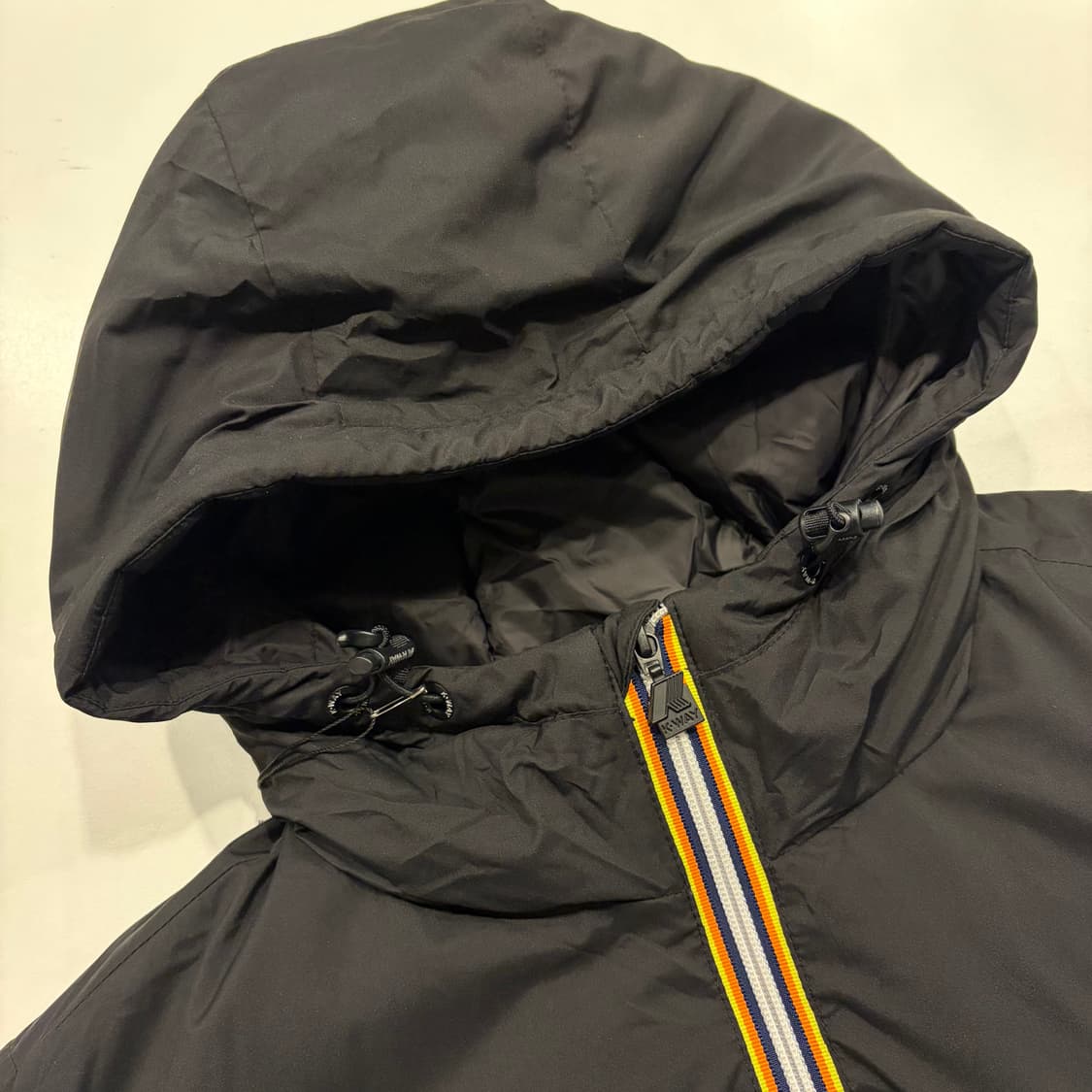 [S] K-WAY 까웨 블랙 다운 패딩 점퍼 B543 상품이미지4