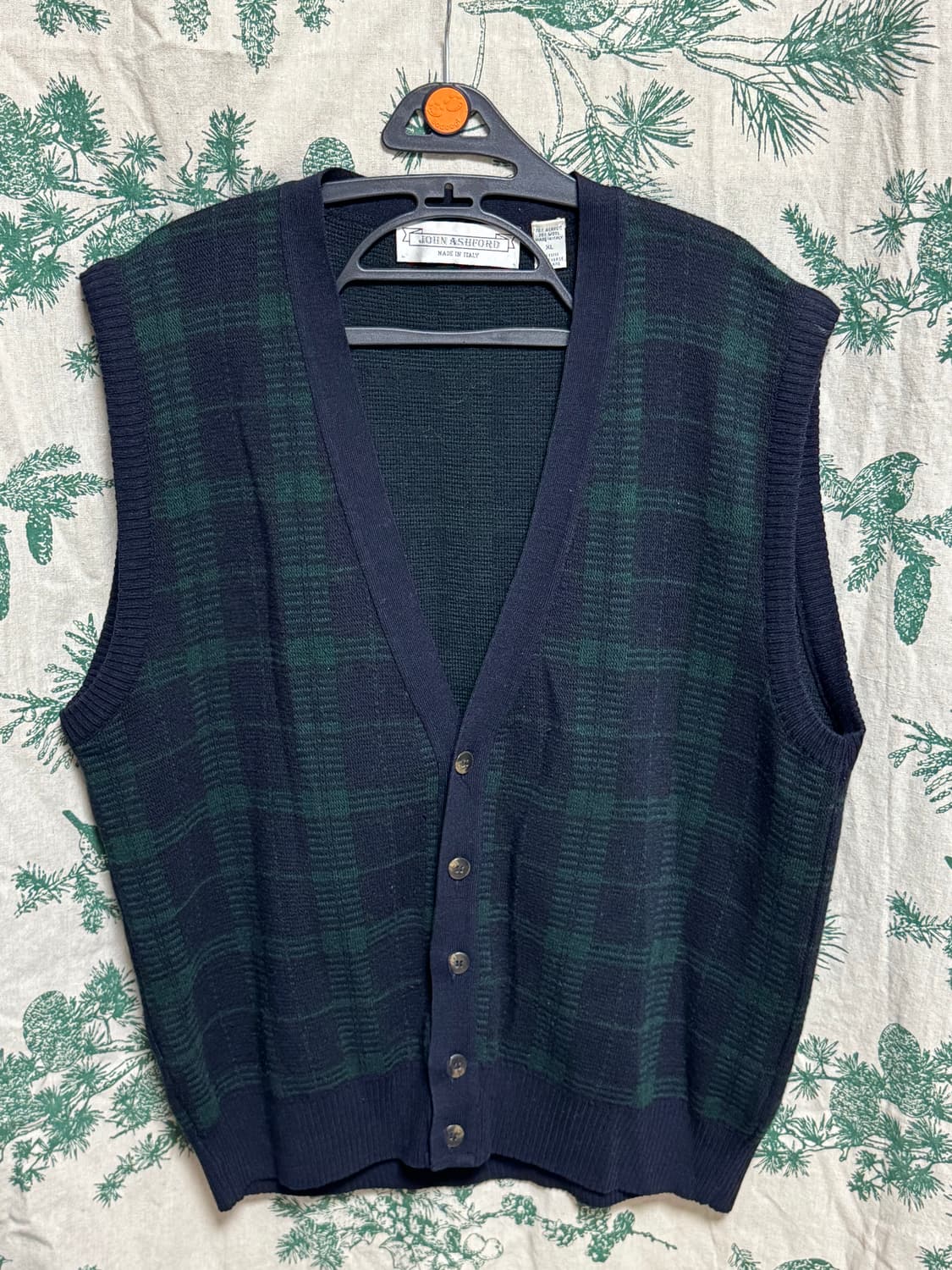 체크니트 조끼 상품이미지3