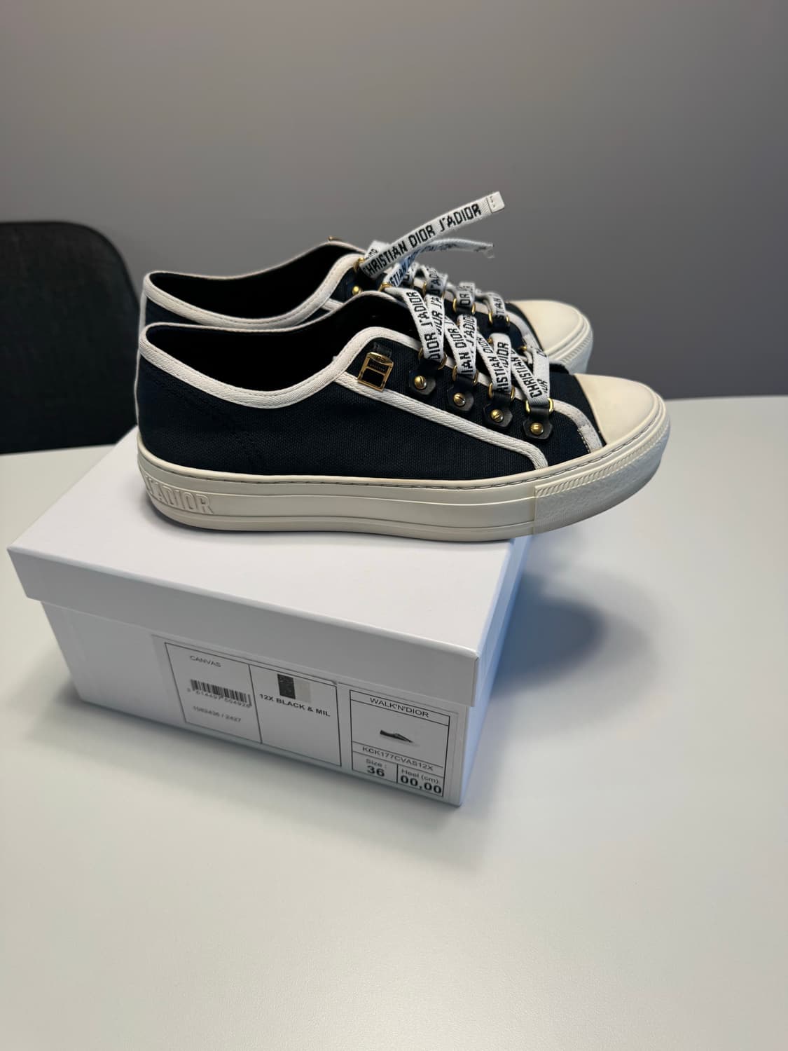 디올 오블리크 국내 백화점 구매 스니커즈 36 상품이미지7