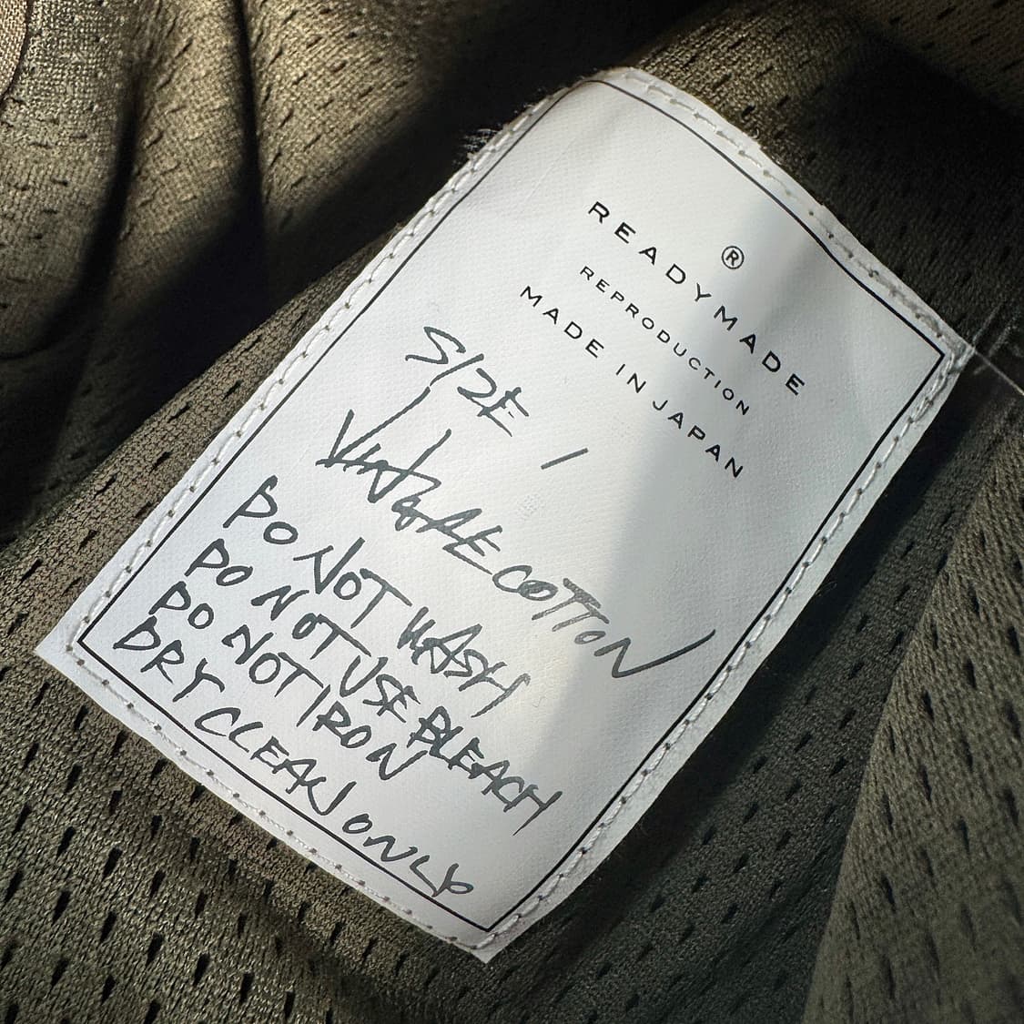 JUST DON x READYMADE 리미티드 캔버스 팬츠 상품이미지5