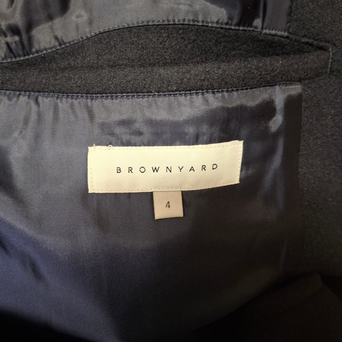 [4] 브라운야드 발마칸 코트 다크네이비 상품이미지2