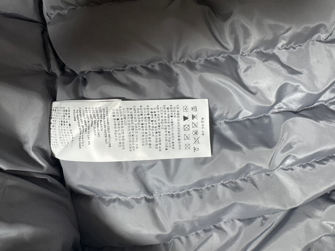 산산기어 서픽스 경량패딩 그레이 24FW 2 상품이미지4