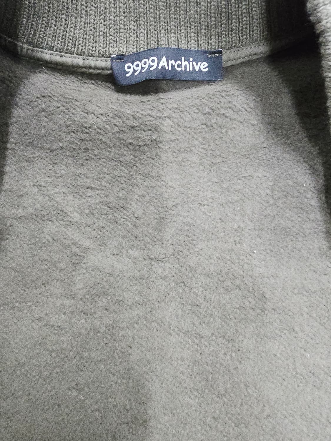 9999archive 카키색 집업 자켓 상품이미지8