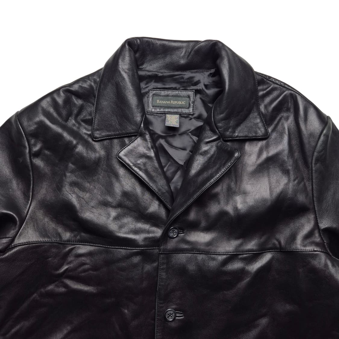 [L] 올드 바나나리퍼블릭 레더 카코트 상품이미지3