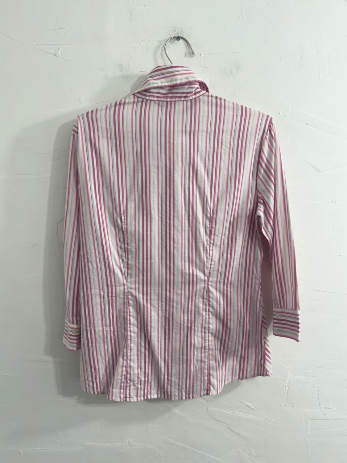nara camicie pink shirring shirt 상품이미지3
