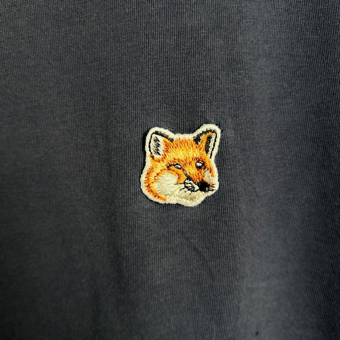 메종키츠네 폭스 헤드 네이비 반팔 티셔츠 XL 상품이미지6