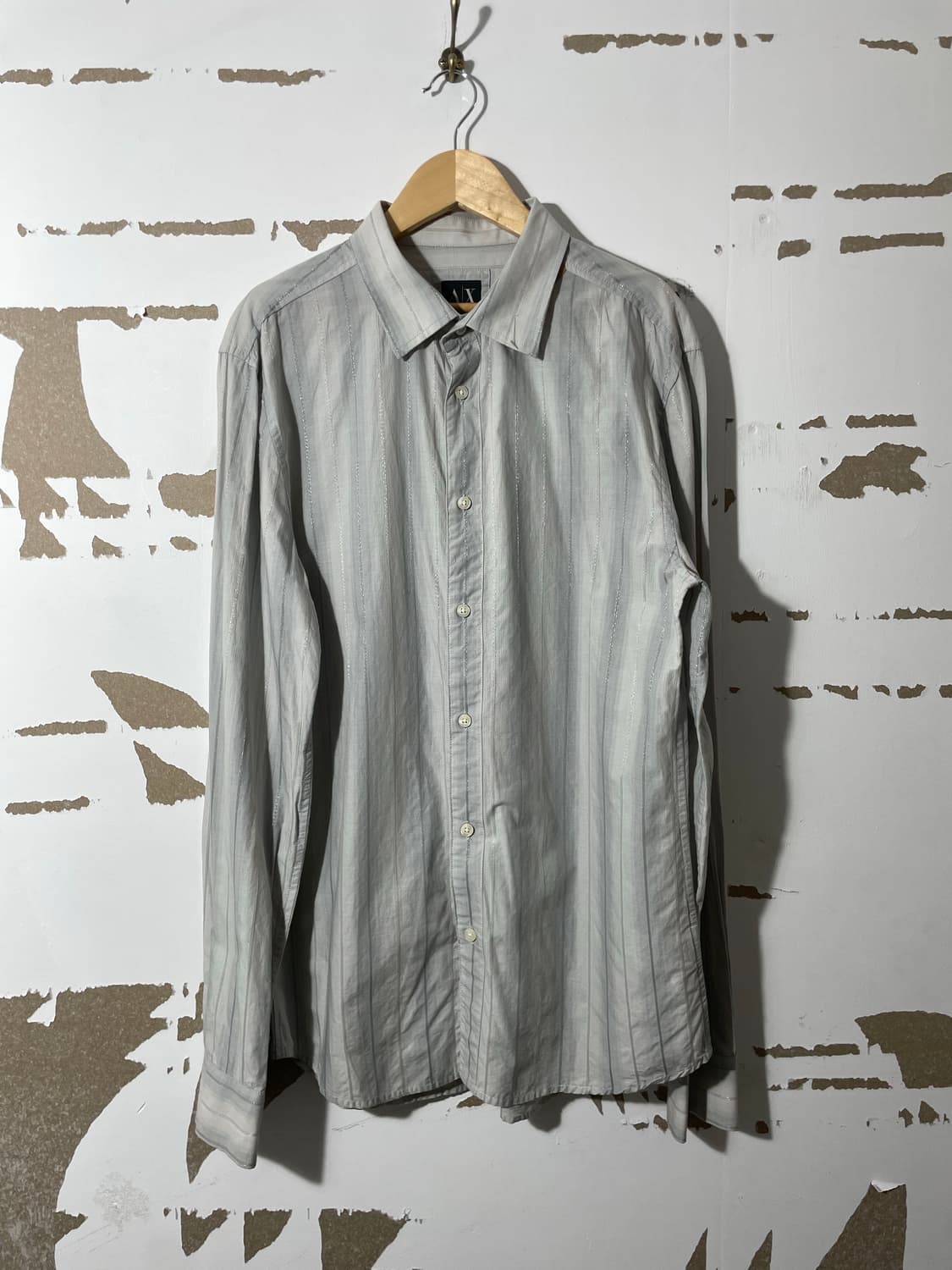 글리터 스트라이프 셔츠 상품이미지1