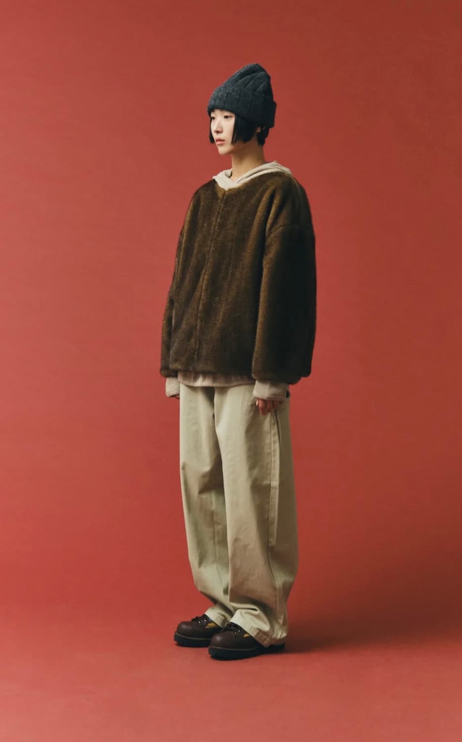 플리즈프로젝트 퍼자켓 브라운 상품이미지3