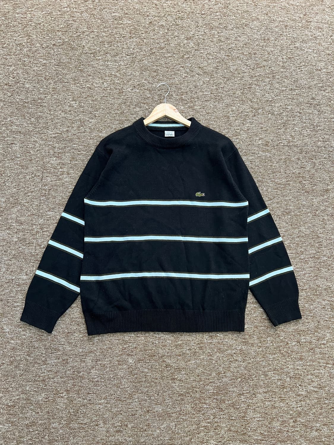 라코스테 스트라이프 울 니트 M 상품이미지1