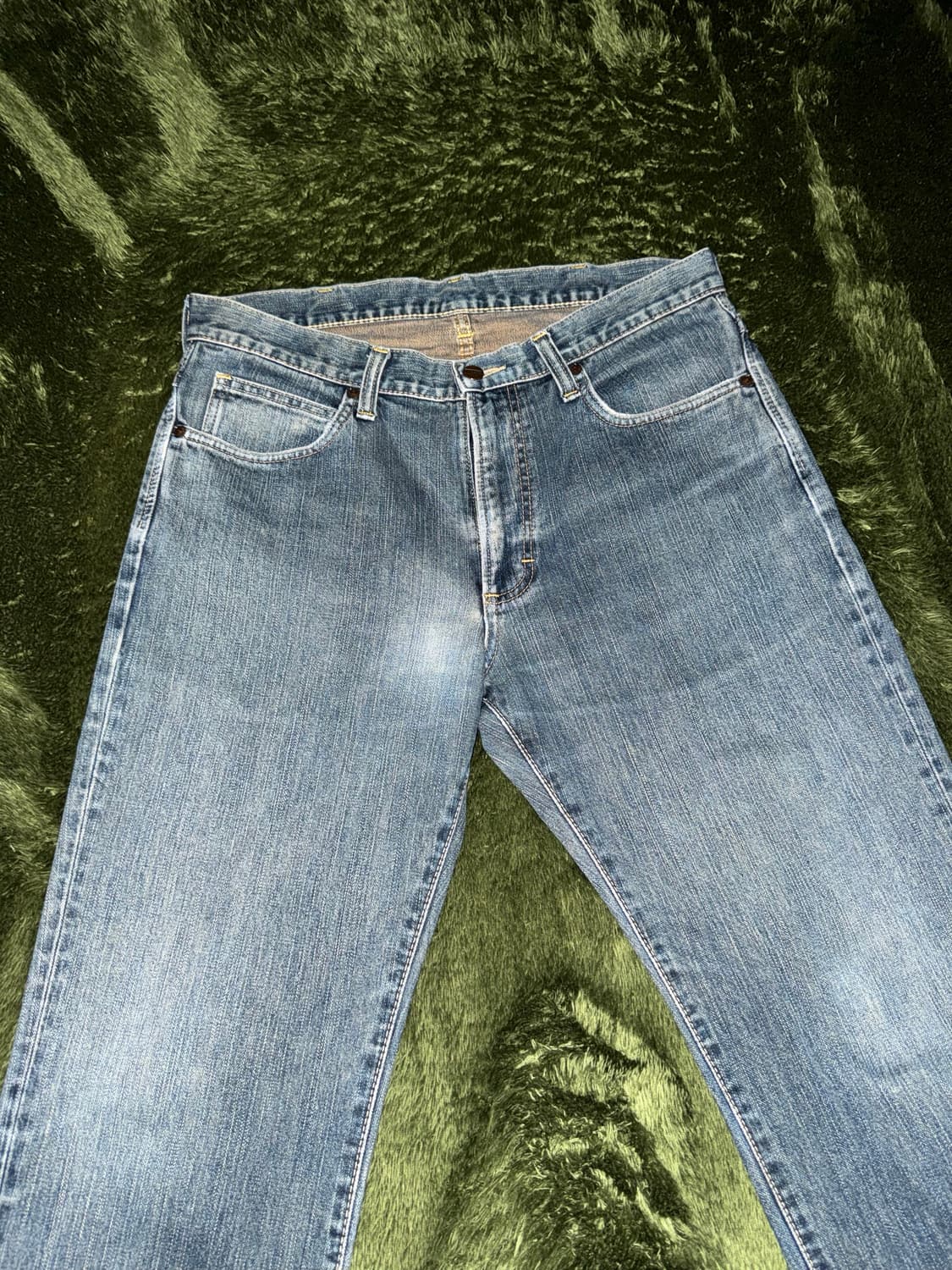 [33] wrangler 랭글러 재팬 빈티지 워시드 데님 팬츠 인디고 상품이미지5