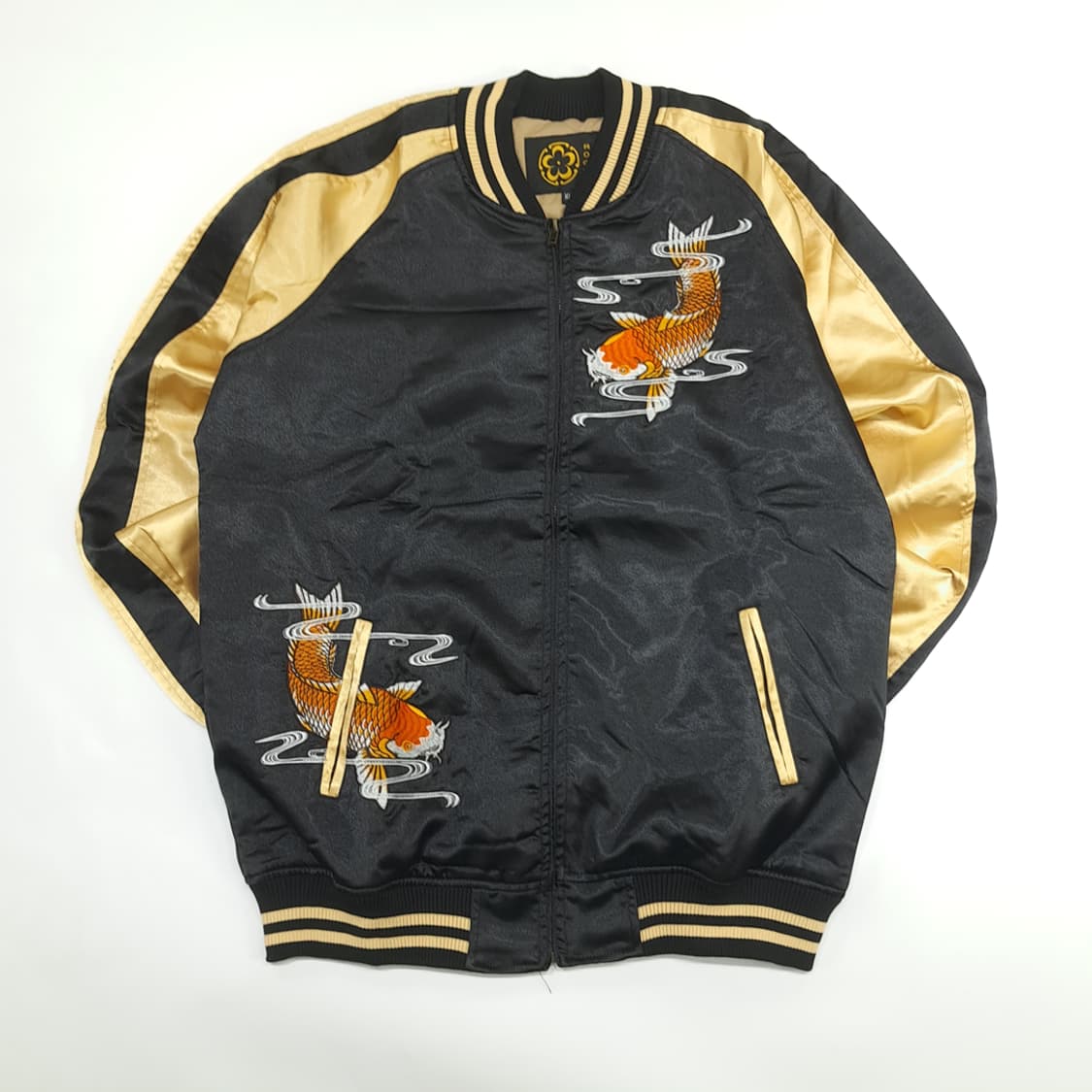 Co887 XL ROGUE 골드 블랙 잉어 스카잔 자켓 상품이미지1