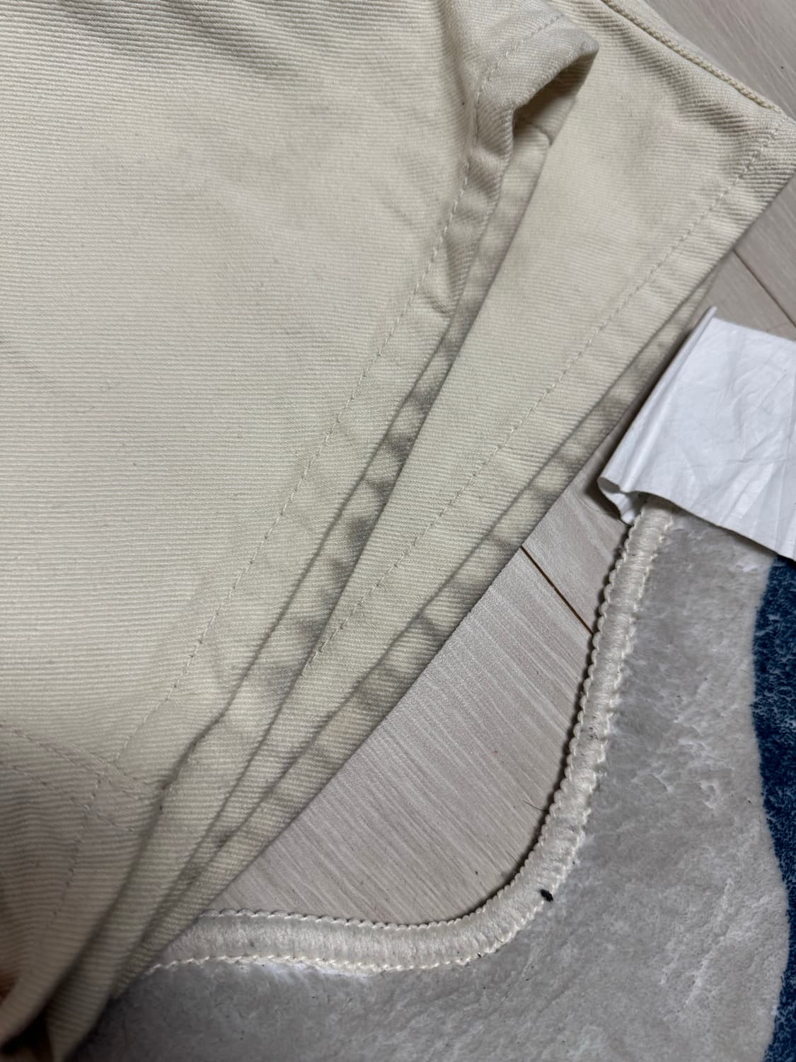 홀리인코드 와이드 카고 팬츠 아이보리 상품이미지2