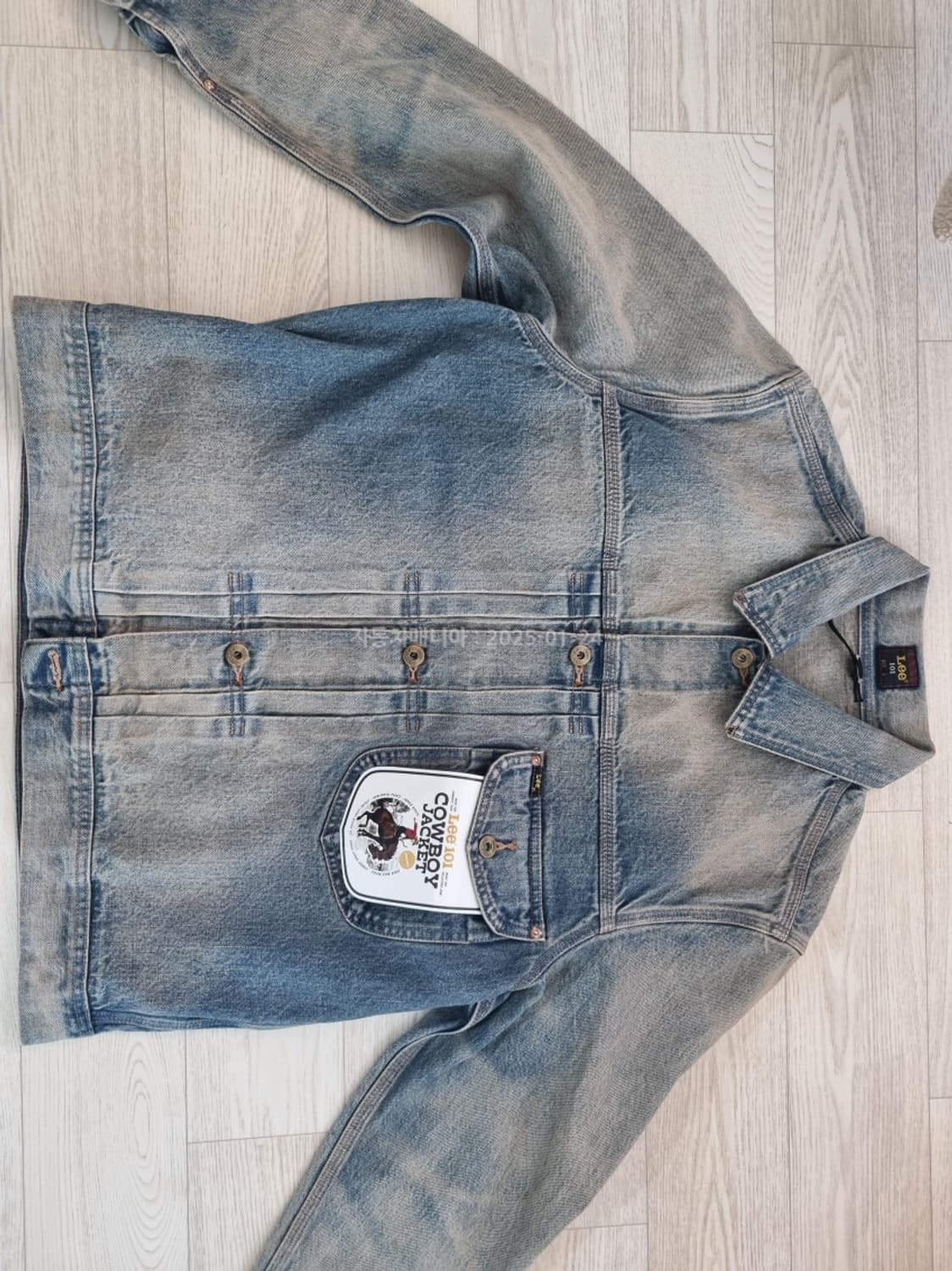 새) Lee 101 카우보이 Cowboy Jacket Selvedg XL 상품이미지3