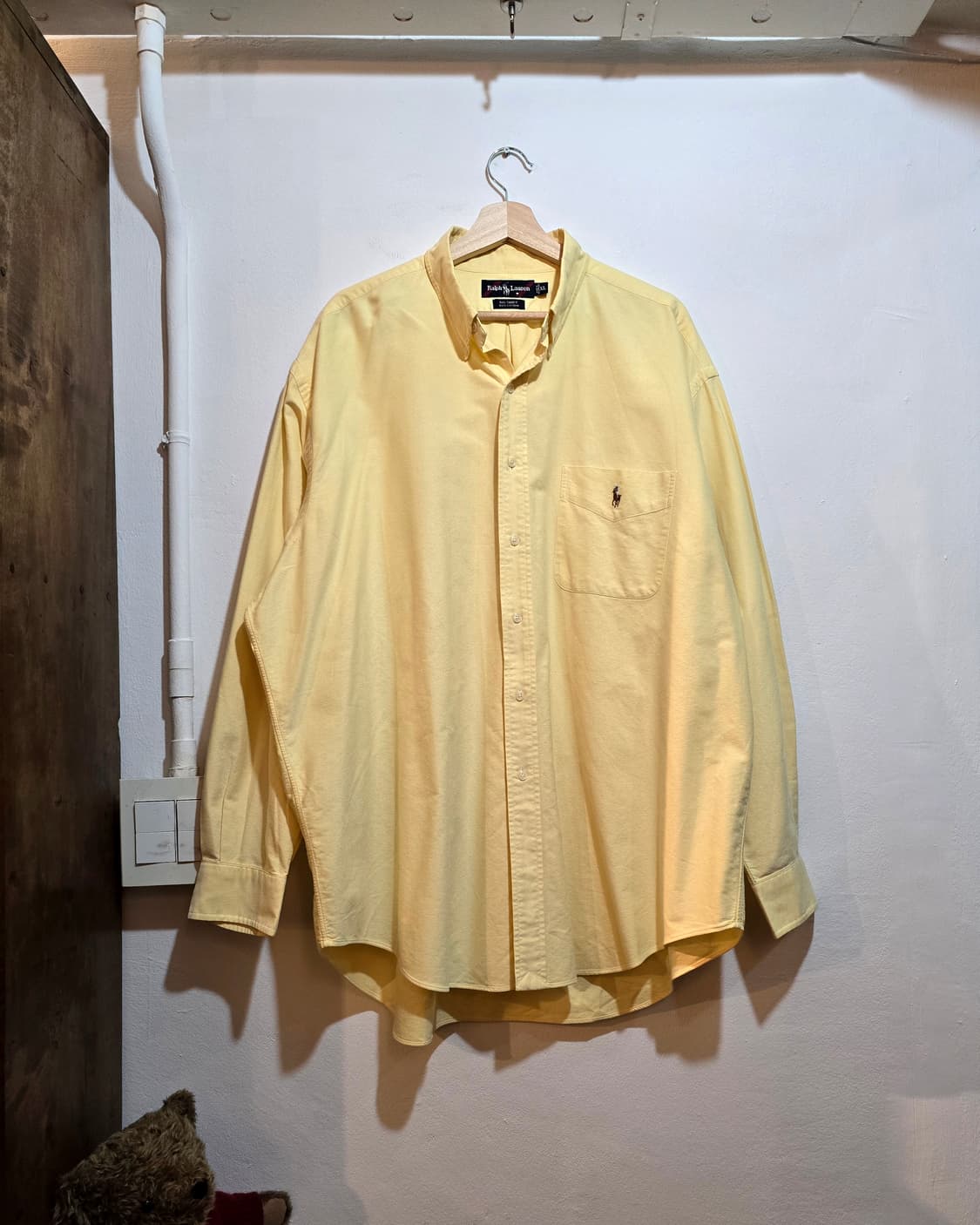 Polo BIG SHIRT 노랑 (폴로 빅셔츠) 상품이미지1