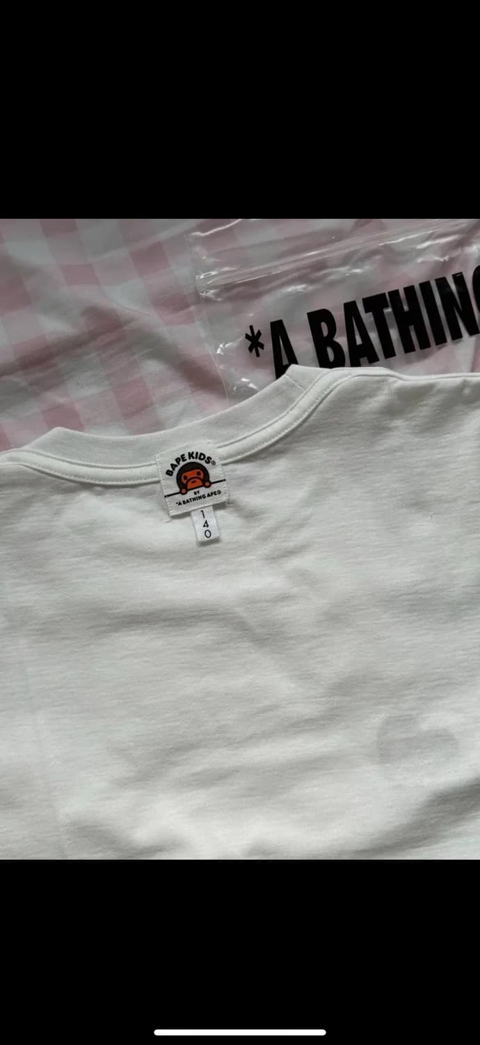 베이프 베이비마일로 반팔 티셔츠 140 상품이미지3